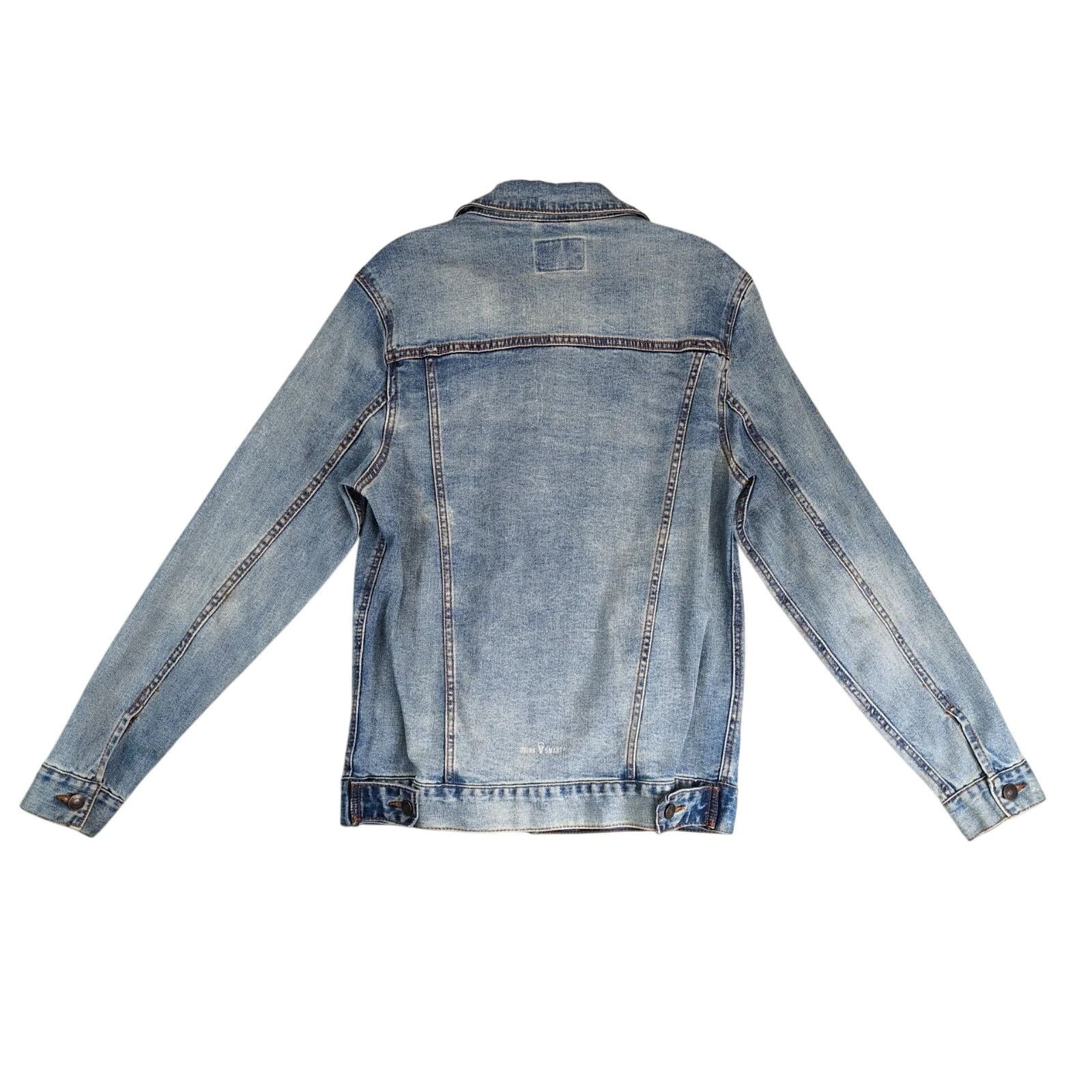 Other Jim Bean Blue Denim Trucker Jean Jacket Men's S Embroidered Size US S / EU 44-46 / 1 - 3 Thumbnail