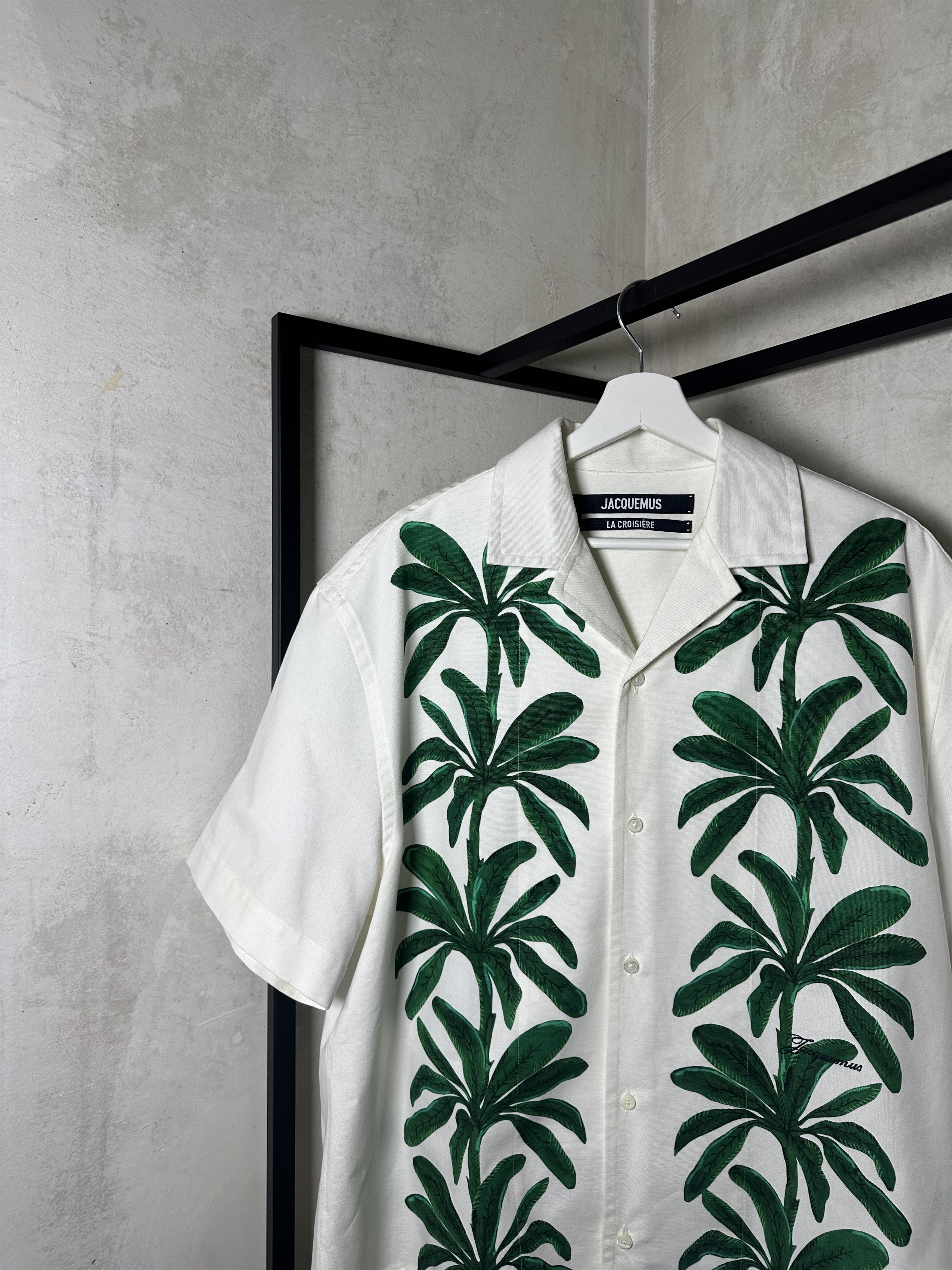 Jacquemus Jacquemus La Chemise Jean Printed Canvas Shirt Size US M / EU 48-50 / 2 - 2 Thumbnail