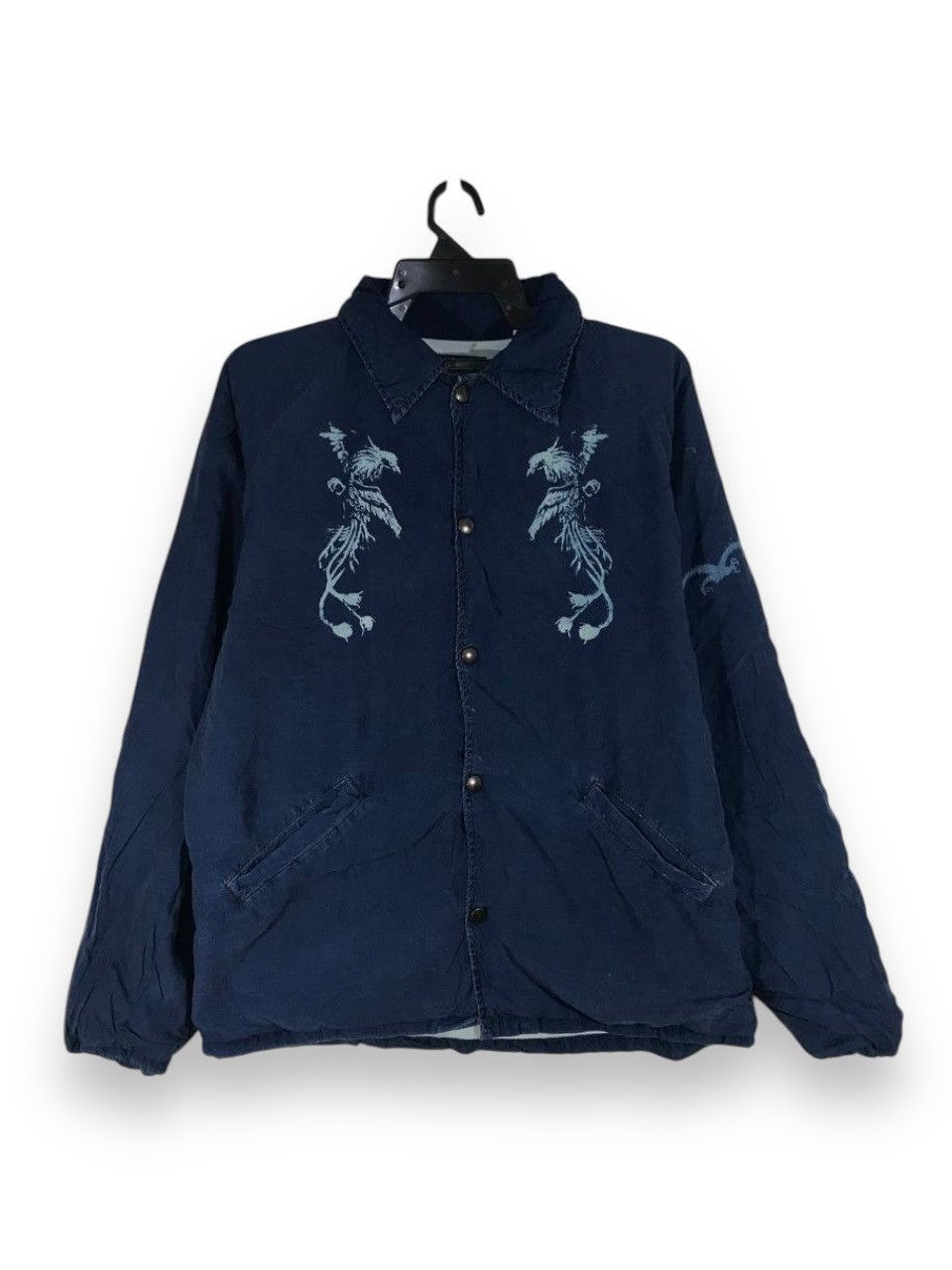 Blue Blue Japan Vintage indigo blue blue japan sukajan style phoenix Size US L / EU 52-54 / 3 - 1 Thumbnail