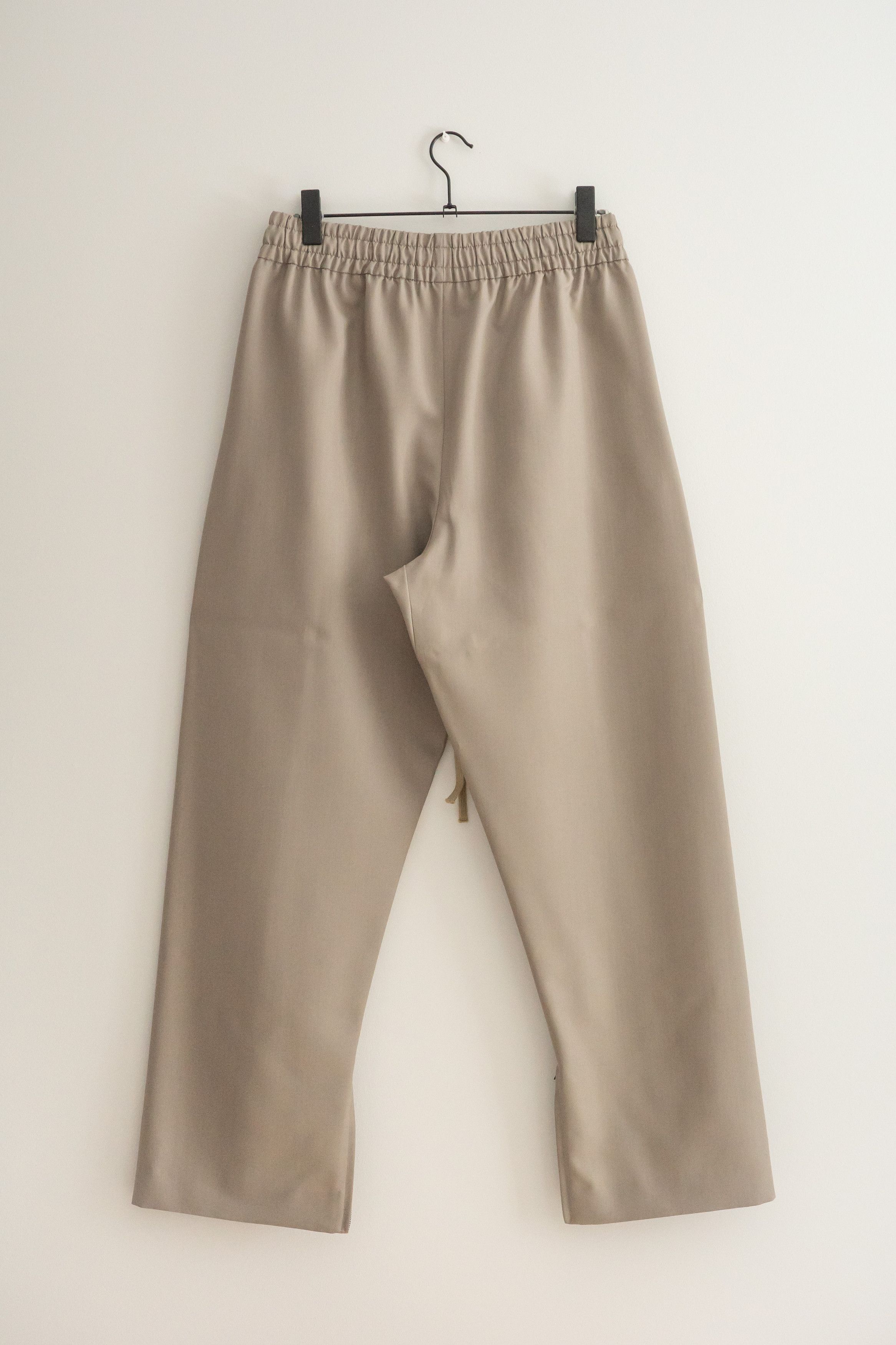 Fear of God Fear of God Beige Wool Center Seam Track Pants Size US 32 / EU 48 - 3 Thumbnail