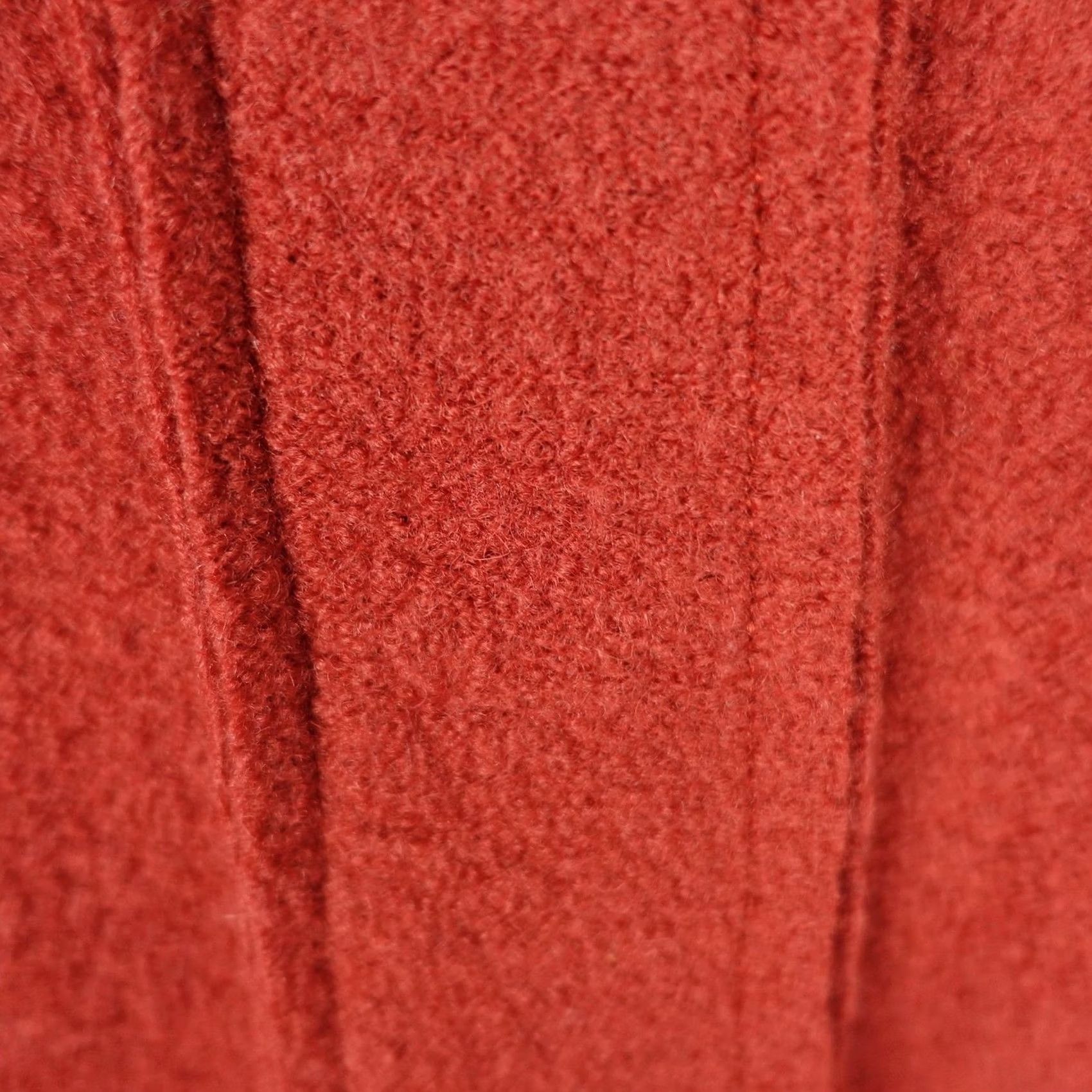 Vintage Evatralala Paris Cape Wool Red Hooded One Size Womens France Made in France Size ONE SIZE - 5 Thumbnail