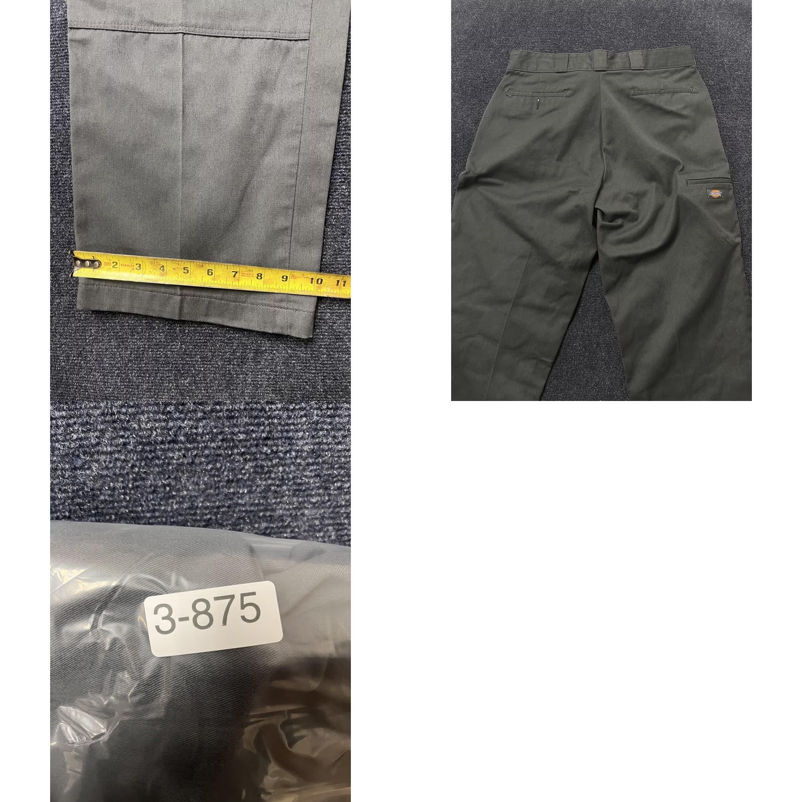 Dickies Dickies Pants Mens 38x30 Gray Flat Front Work Chino Double Knee Straight Leg Size US 38 / EU 54 - 9 Thumbnail