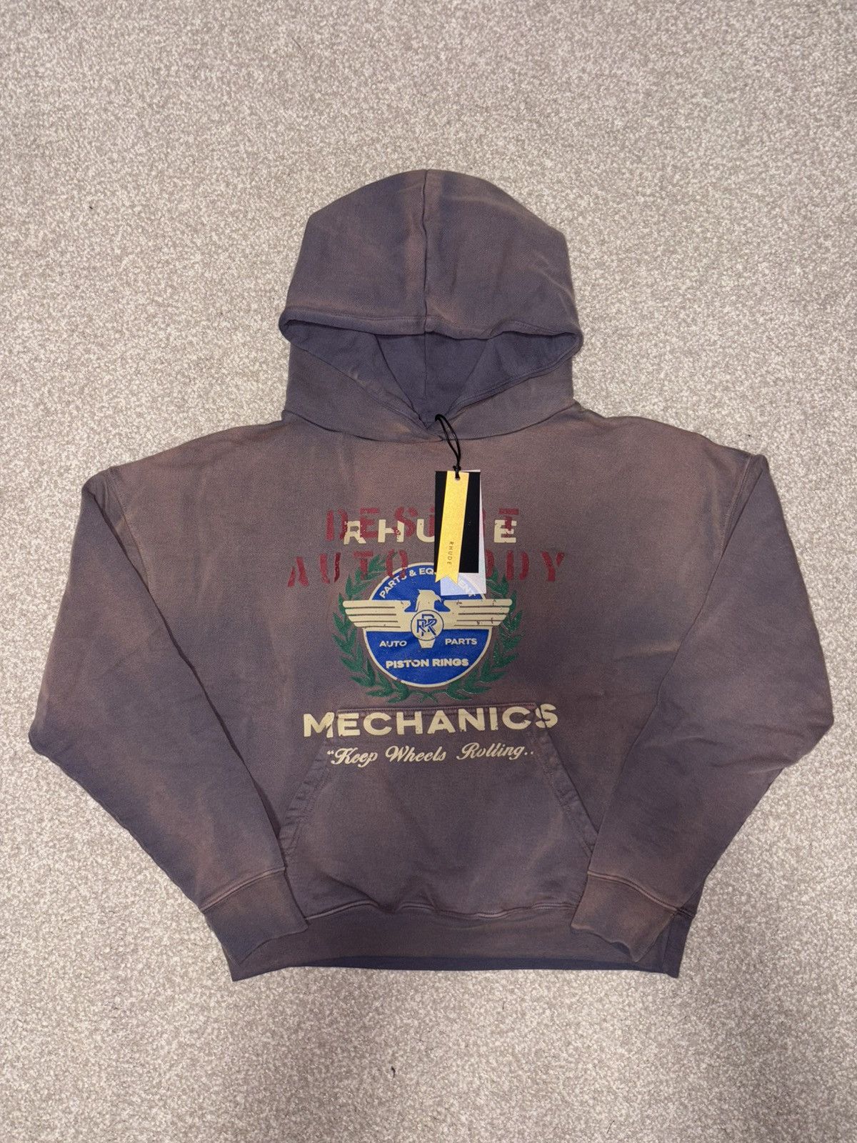 Rhude Rhude Desert Mechanics Hoodie Size Medium New Size US M / EU 48-50 / 2 - 1 Thumbnail