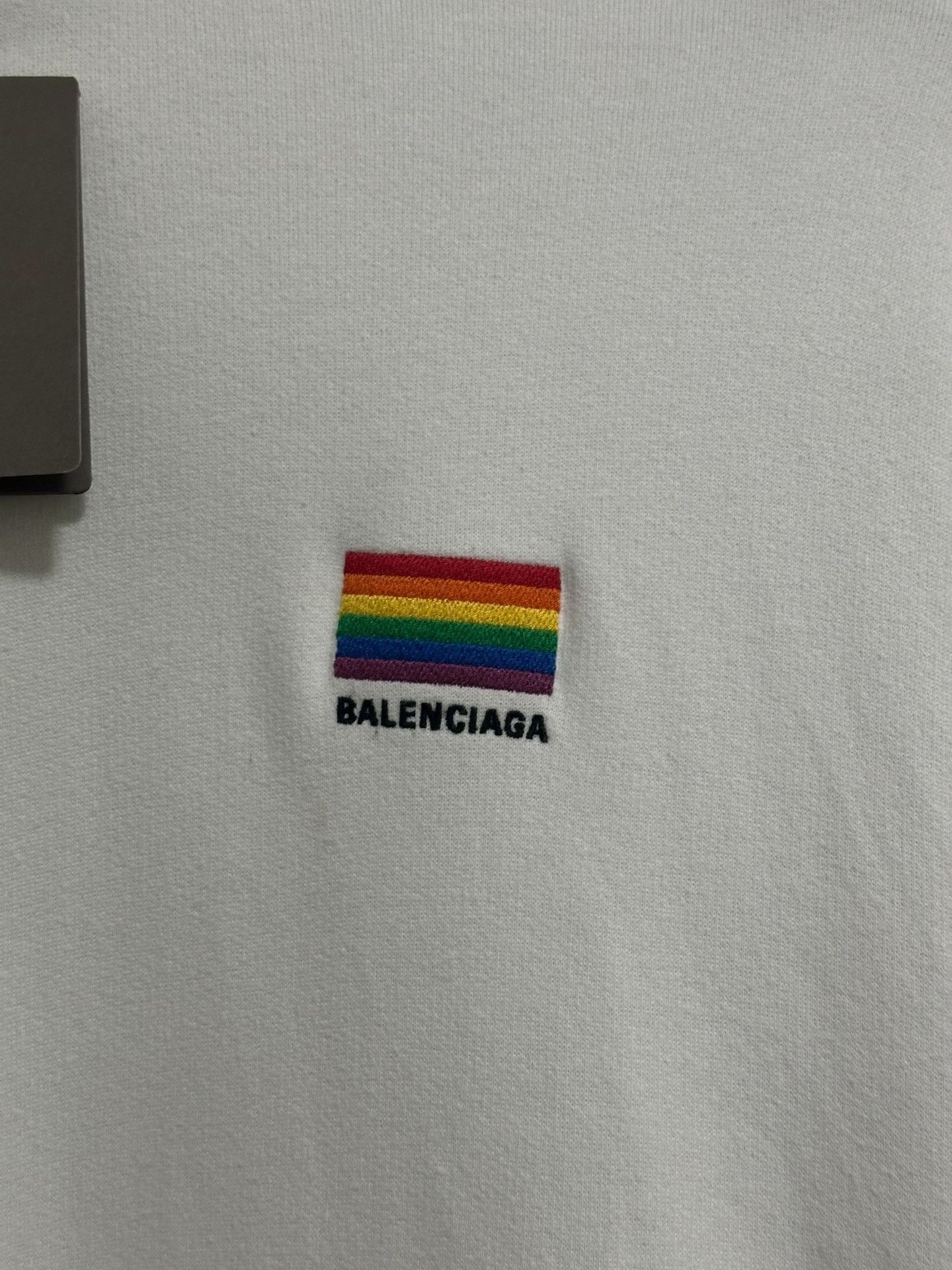 Balenciaga Balenciaga Logo Embroidery White Hoodie Size US XS / EU 42 / 0 - 2 Thumbnail