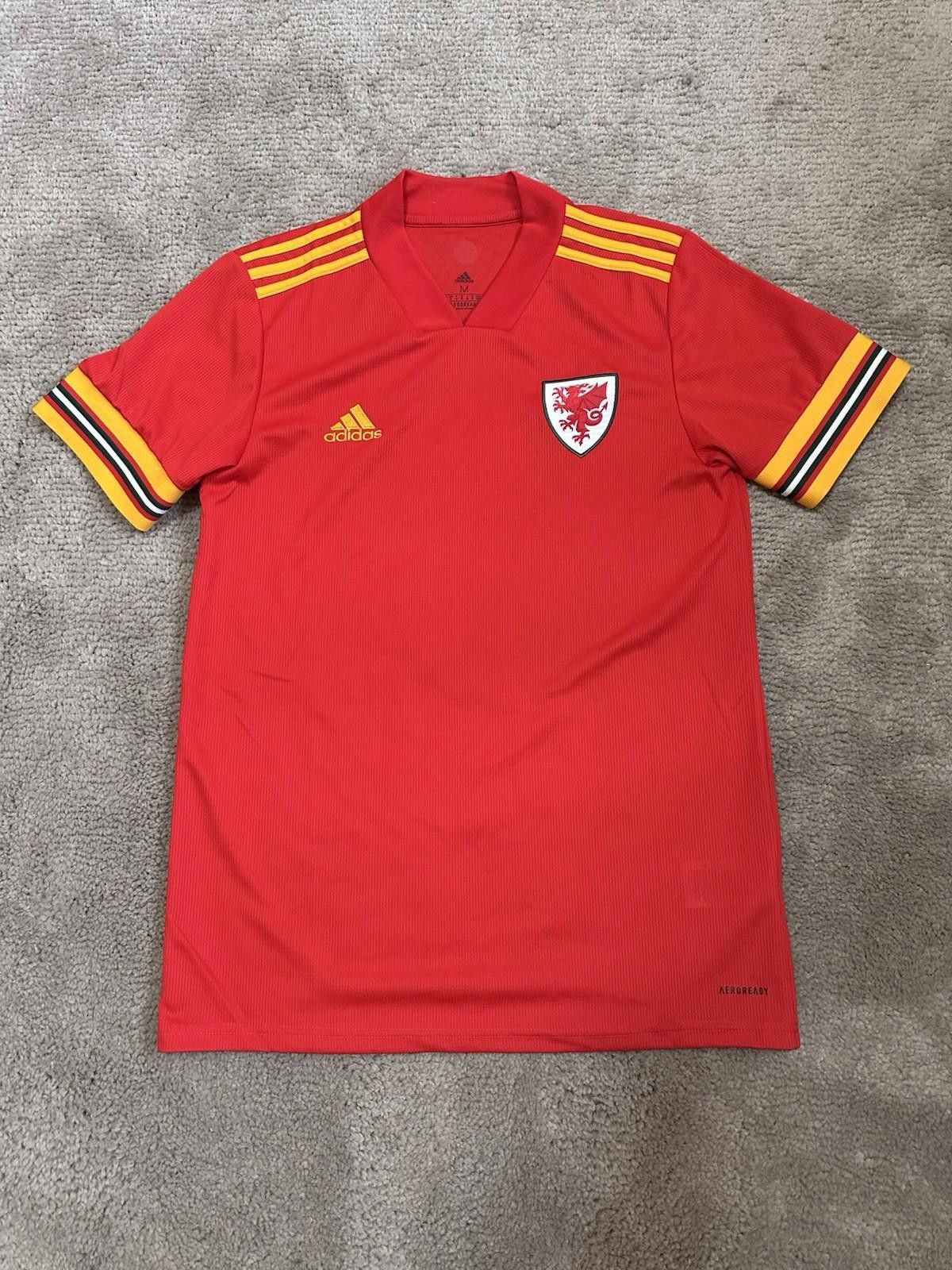 Adidas Adidas Wales 2020/2022 home Football shirt Soccer jersey M Size US M / EU 48-50 / 2 - 1 Thumbnail