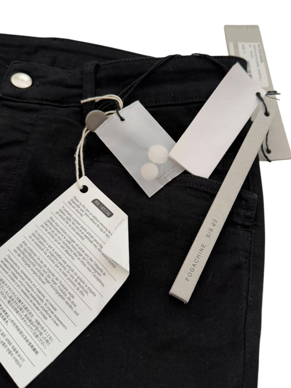 Rick Owens Spartan Hybrid Elastic Denim Size US 31 - 5 Thumbnail