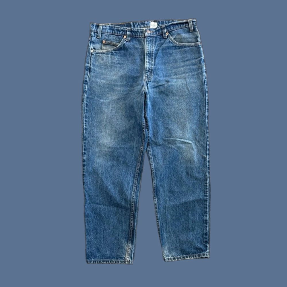 Levi's VINTAGE Levi's Orange Tab Relaxed Fit Denim Blue Jeans 38x30 Men 90s Straight Waist 38 Inseam 30 Regular Size Regular Size US 38 / EU 54 - 1 Thumbnail