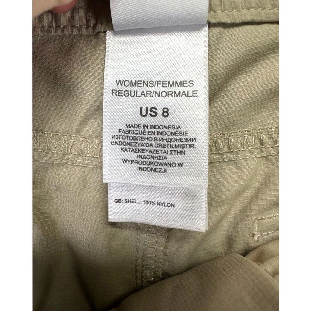 The North Face The North Face Pants Womens 8 Tan Nylon Capri Drawstring Hiking Climbing Ladies Capri Pants Casual Travel Womens 8 Size 30" / US 8 / IT 44 - 4 Thumbnail
