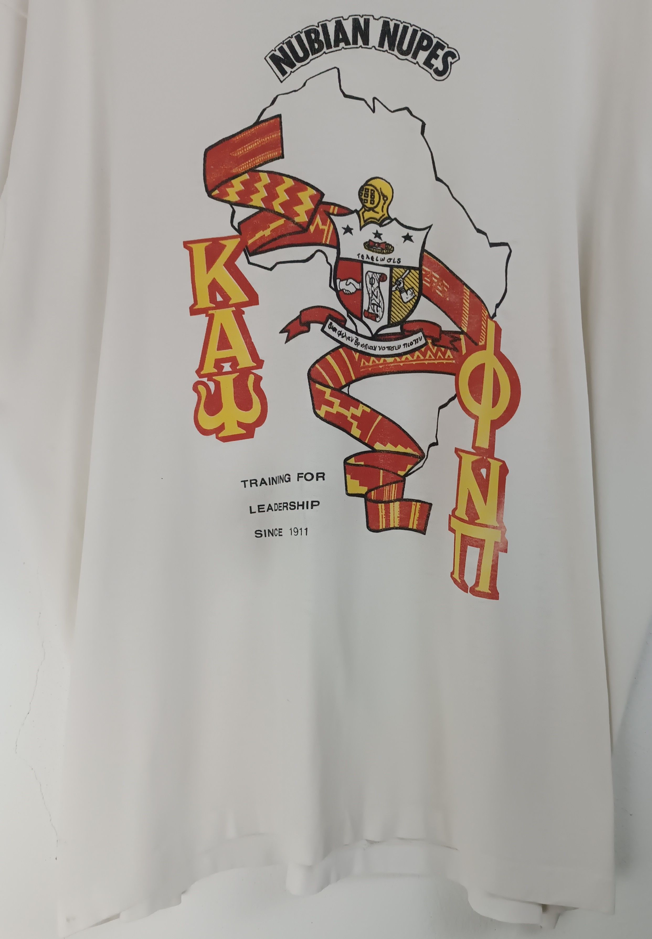 NUBIAN VINTAGE 90'S NUBIAN NUPES LEADERSHIP TRAINING VERY RARE TEE Size US XL / EU 56 / 4 - 7 Thumbnail