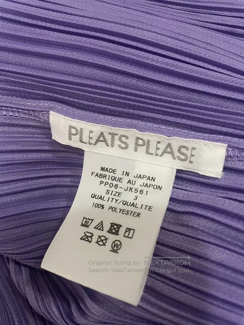 Issey Miyake Issey Miyake Purple Tank Top Size L / US 10 / IT 46 - 4 Thumbnail