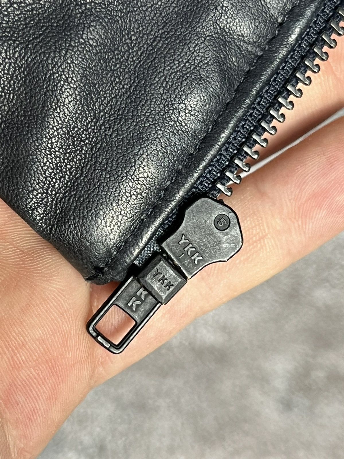 NN07 Nn07 No Nationality Leather Zip Biker Jacket Sample rare L Size US L / EU 52-54 / 3 - 10 Thumbnail