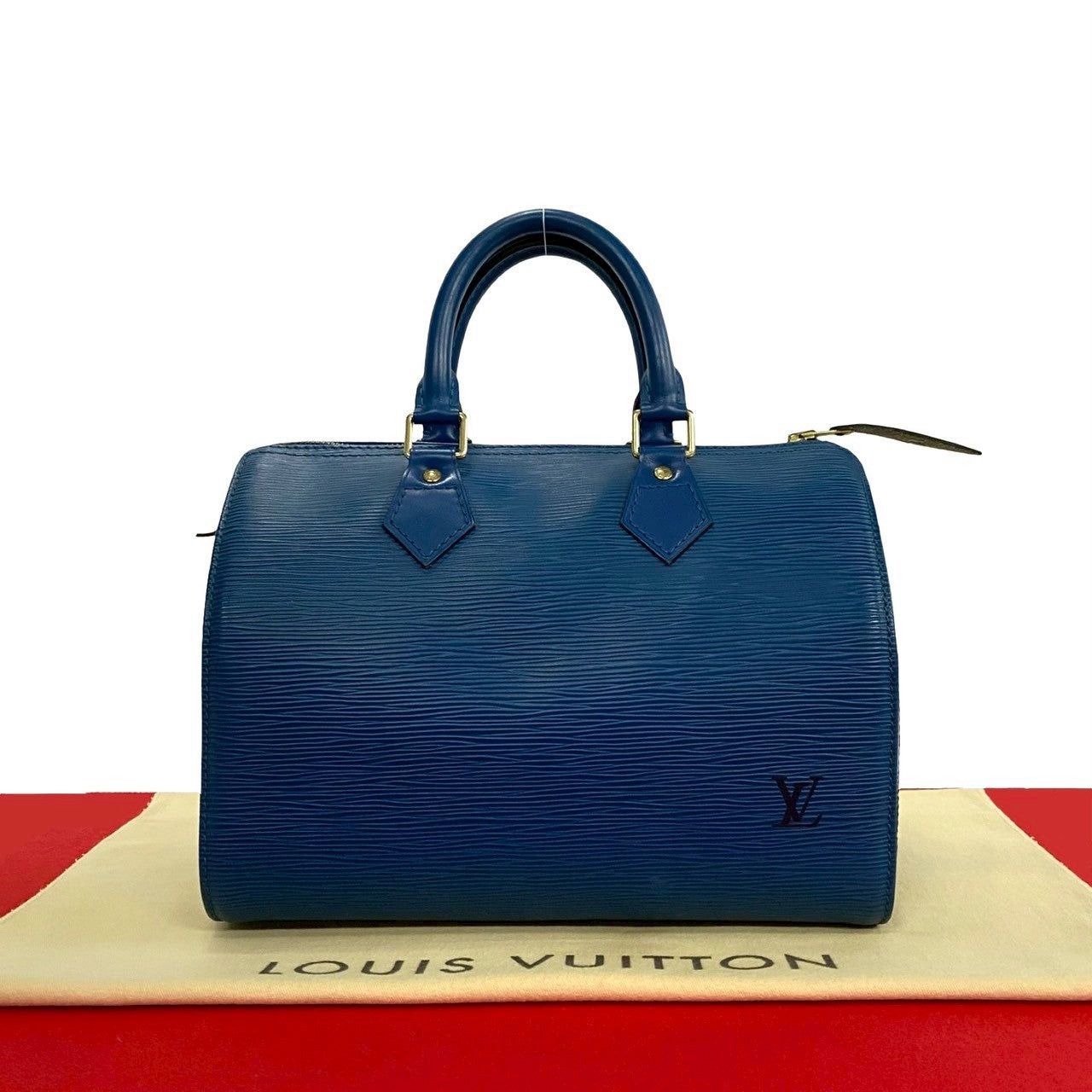 Louis Vuitton Louis Vuitton Handbag Blue Leather Size ONE SIZE - 1 Thumbnail