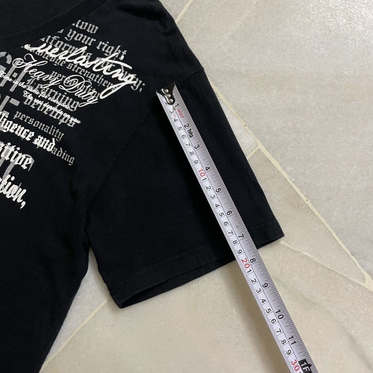 If Six Was Nine Original Tshirt Y2K Poem black V-neck short-sleeve t-shirt. Size US S / EU 44-46 / 1 - 10 Thumbnail