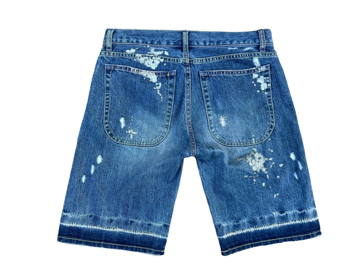 Tsumori Chisato Tsumori Chisato Distressed Denim Painter Short Pant Size US 30 / EU 46 - 2 Thumbnail