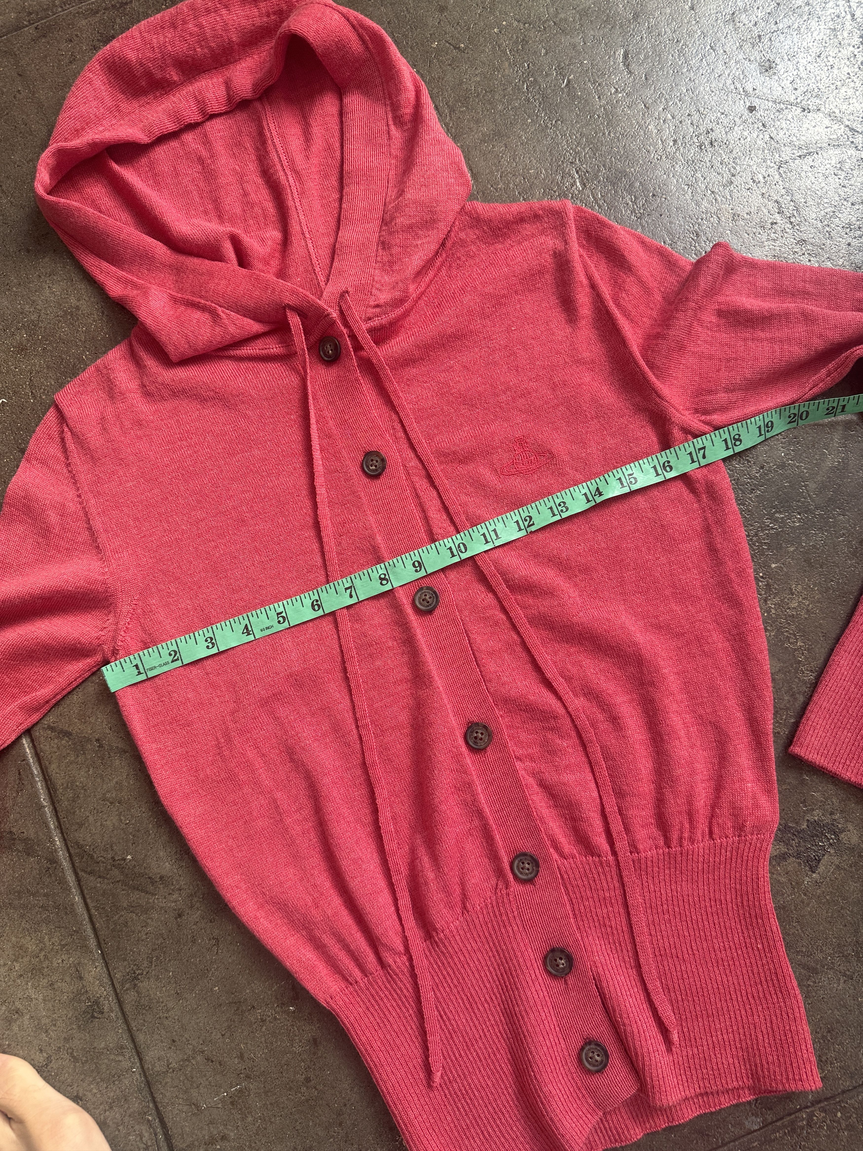 Vivienne Westwood New Anglomania Lana Wool 2017 Buttoned Hoodie Size S / US 4 / IT 40 - 11 Thumbnail