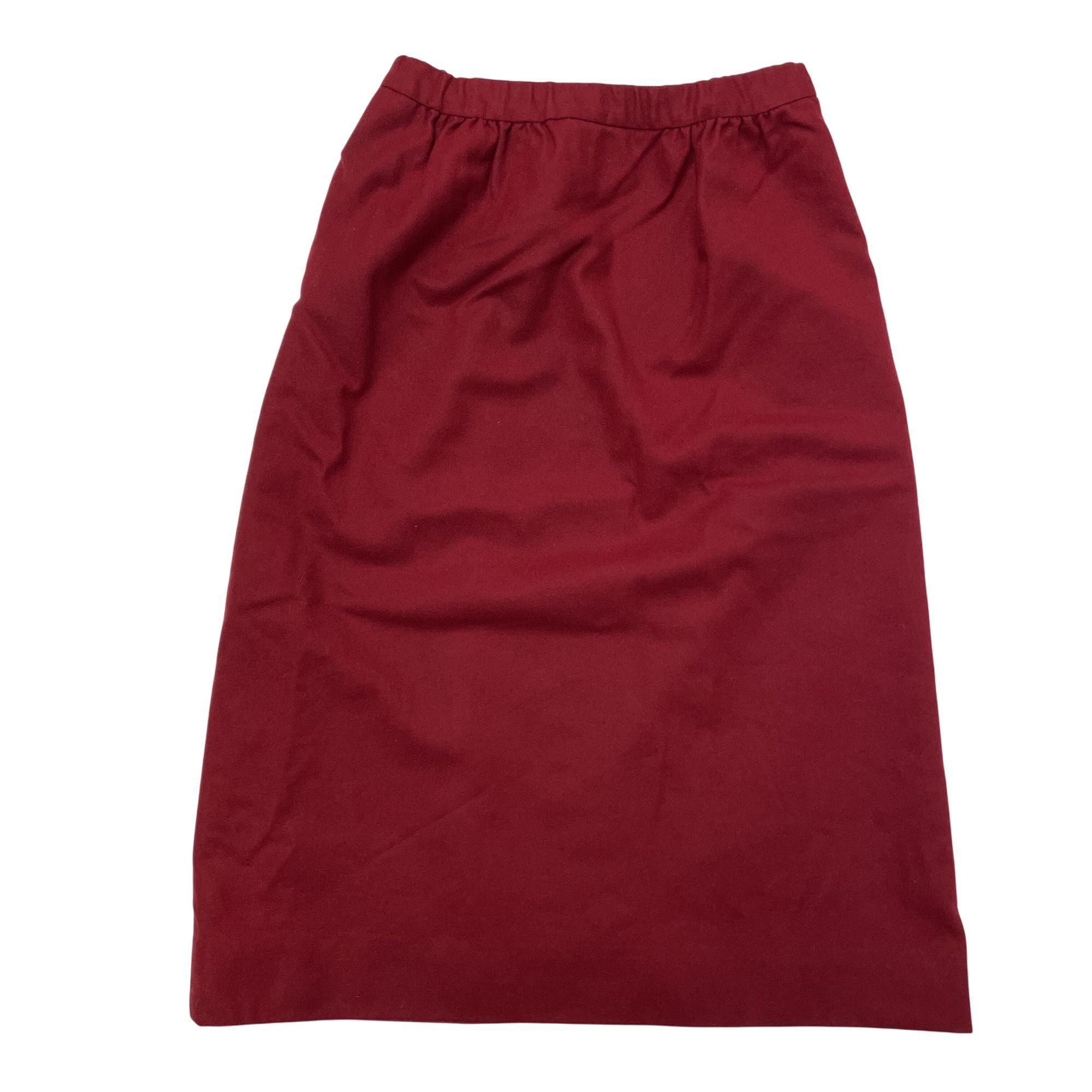 Pendleton Vtg Pendleton RED Lined A LINE Thick Wool Skirt 8 Size 30" / US 8 / IT 44 - 2 Thumbnail