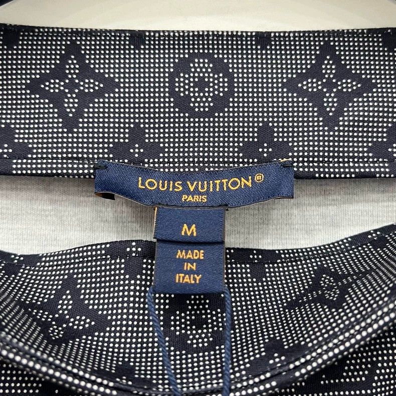 Louis Vuitton Louis Vuitton Black New Full Print Dress Size M / US 6-8 / IT 42-44 - 5 Thumbnail