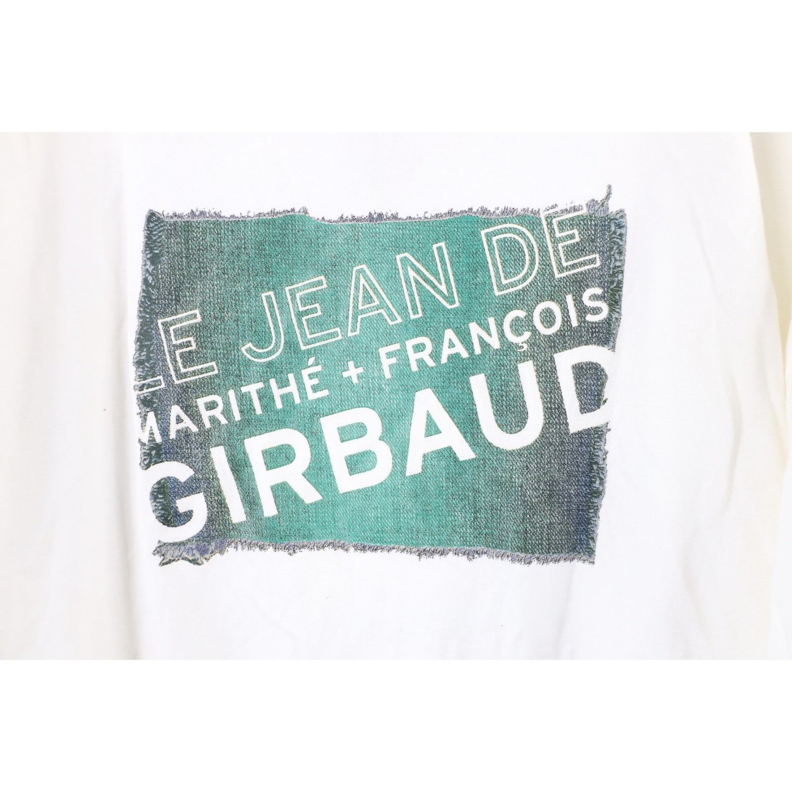 Marithe + Francois Girbaud × Vintage NOS Vintage 90s Marithe Francois Girbaud Baggy Denim T-Shirt Size US XXL / EU 58 / 5 - 8 Thumbnail