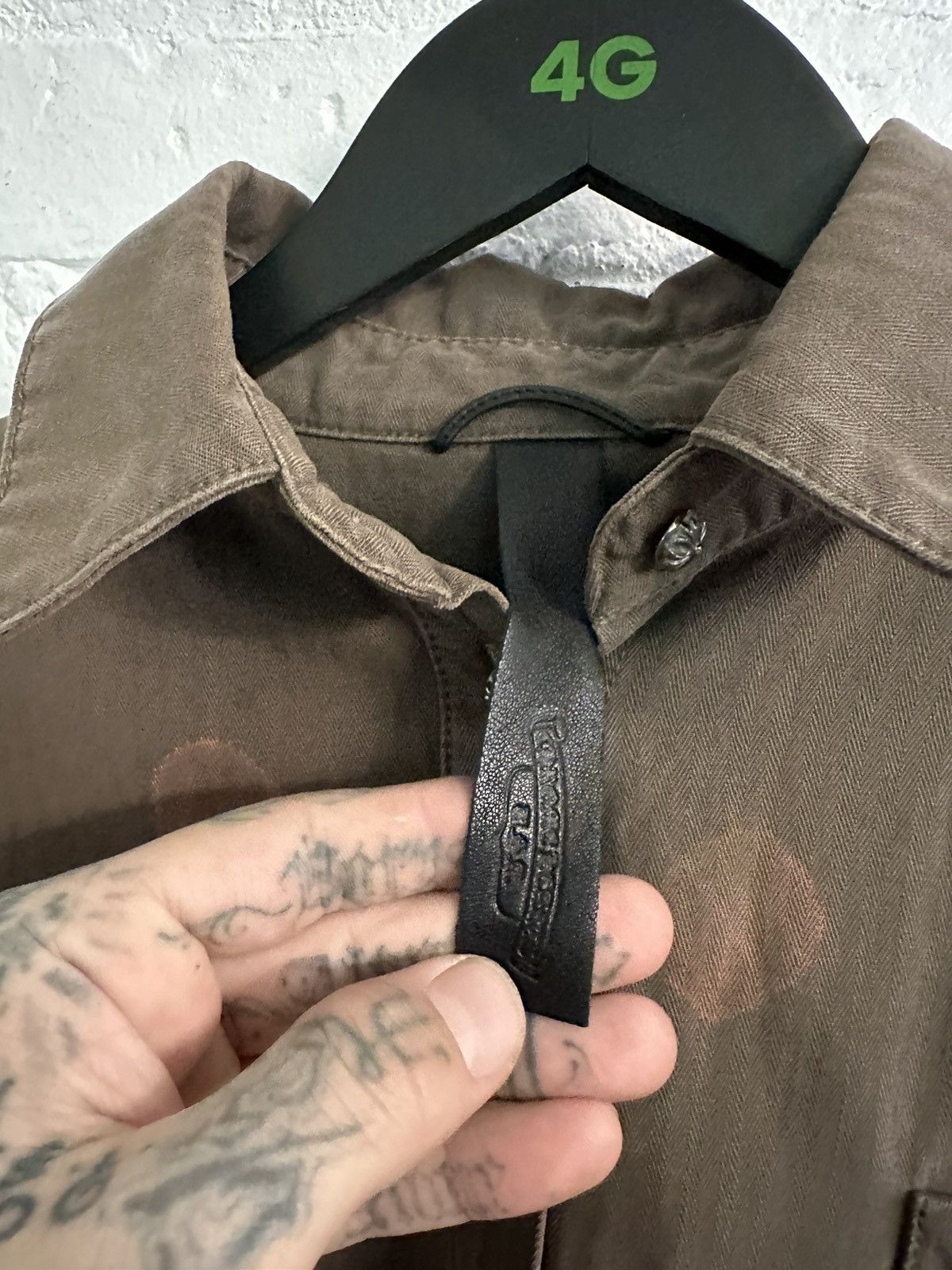 Chrome Hearts Chrome Hearts Cross FLOODED 1/1 Jacket Shirt M-XL Size US M / EU 48-50 / 2 - 9 Thumbnail