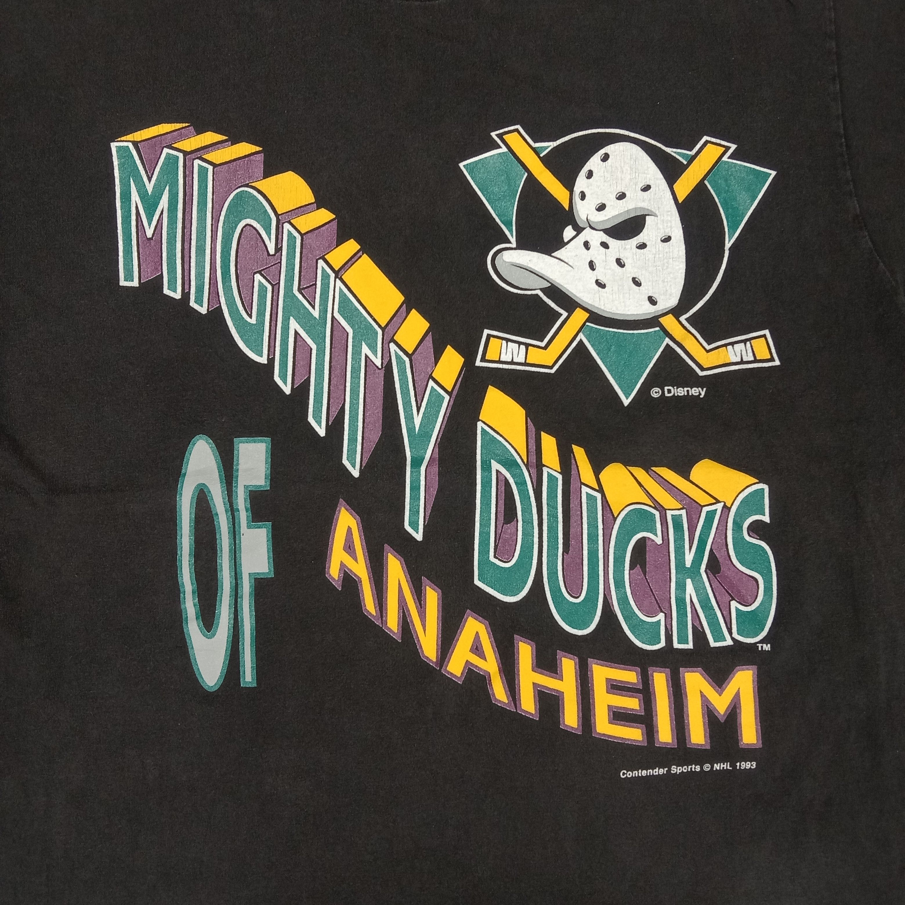 MLB 90's MIGHTY DUCKS American Sports NHL Tshirt Size US XL / EU 56 / 4 - 2 Thumbnail