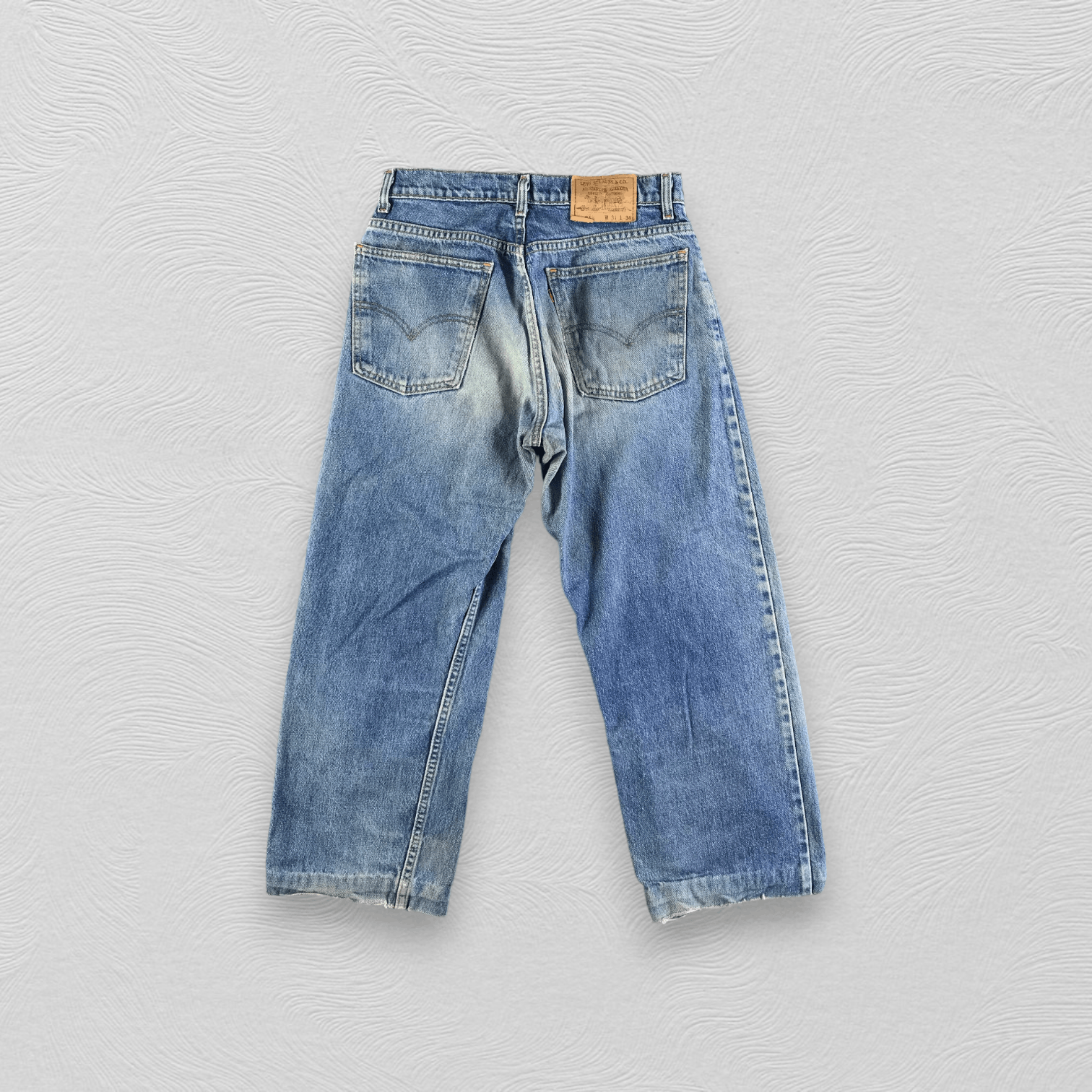 Levi's Vintage Levis 613 Jeans Faded Blue Denim KJ2985 Size US 29 - 2 Thumbnail