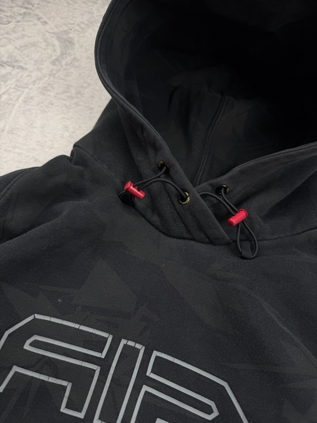 Nike × Vintage NIKE AIR MAX VINTAGE CENTER LOGO OVERSIZE BOXY HOODIE Size US M / EU 48-50 / 2 - 5 Thumbnail