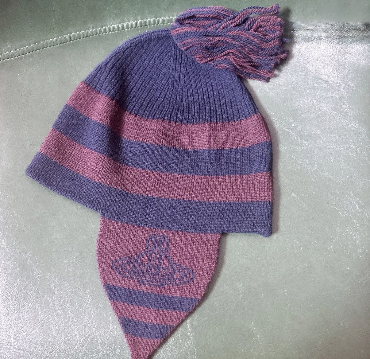 Vivienne Westwood Vivienne Westwood ORB ear flap beanie hat Y2K punk Size ONE SIZE - 3 Thumbnail