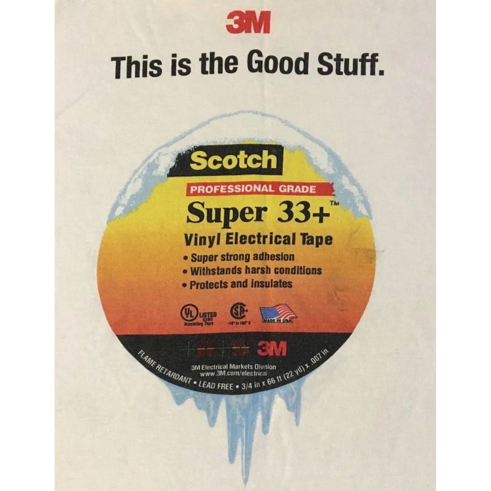Vintage VINTAGE The Good Stuff Scotch Tape Promo Shirt M White Funny Joke 90s 80s Grunge Y2K Shirt Mens Size US M / EU 48-50 / 2 - 3 Thumbnail