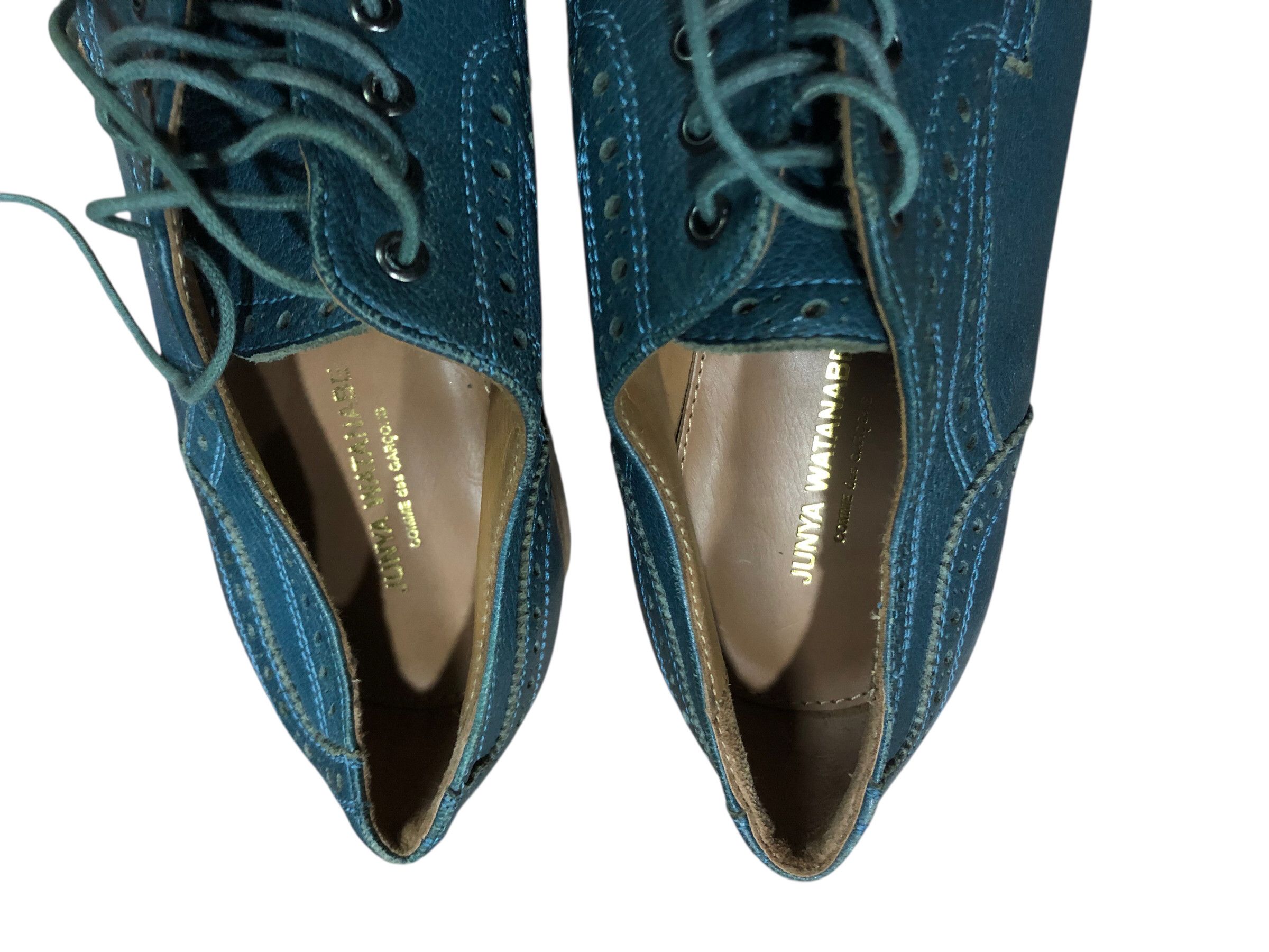 Comme des Garcons 🔥COMME des GARCONS JUNYA WATANABE Handmade Derby Shoes Size US 7 / EU 40 - 5 Thumbnail