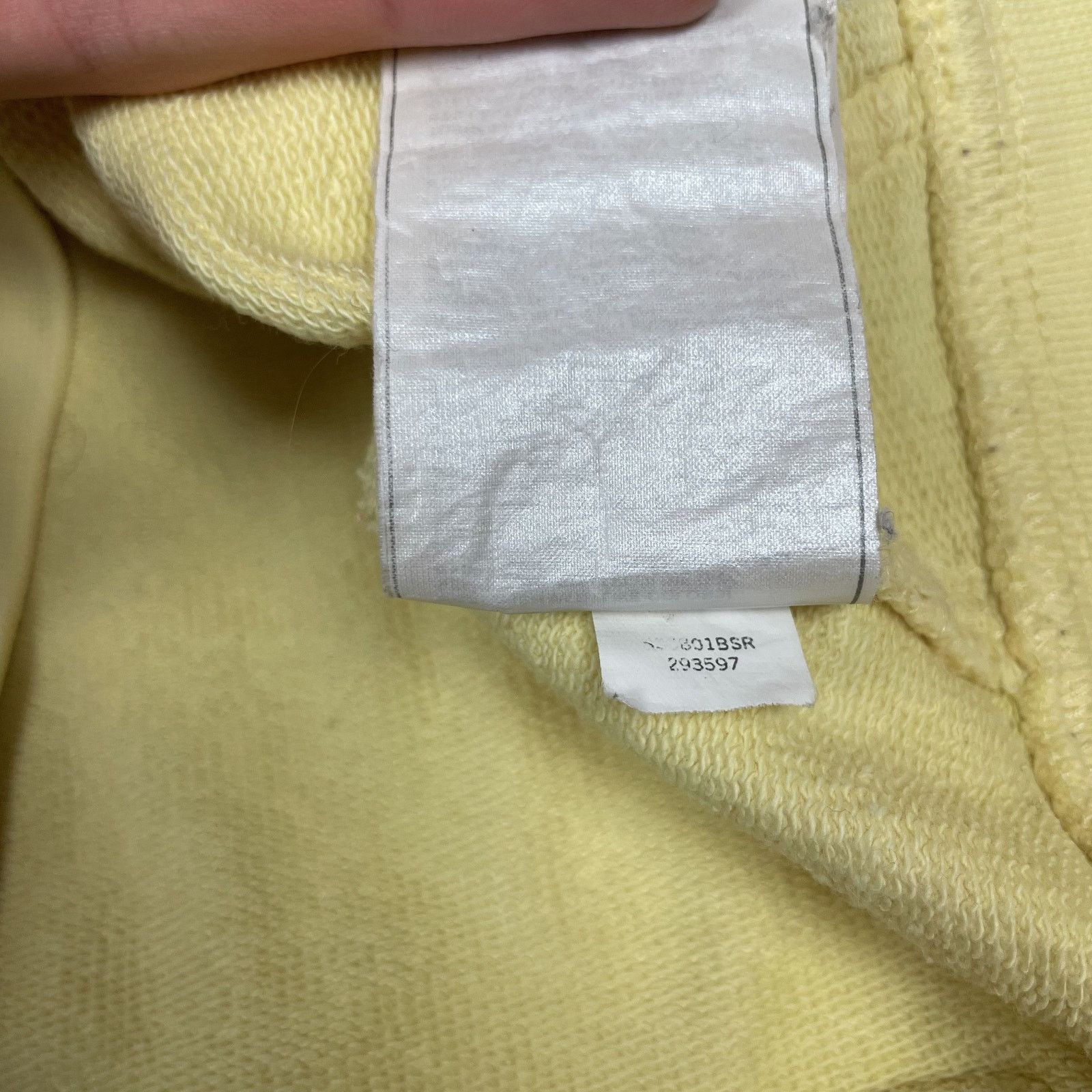 Nike × Vintage Nike Women Yellow Spellout Long Sleeve Full Zip Hoodie Small Size S / US 4 / IT 40 - 9 Thumbnail