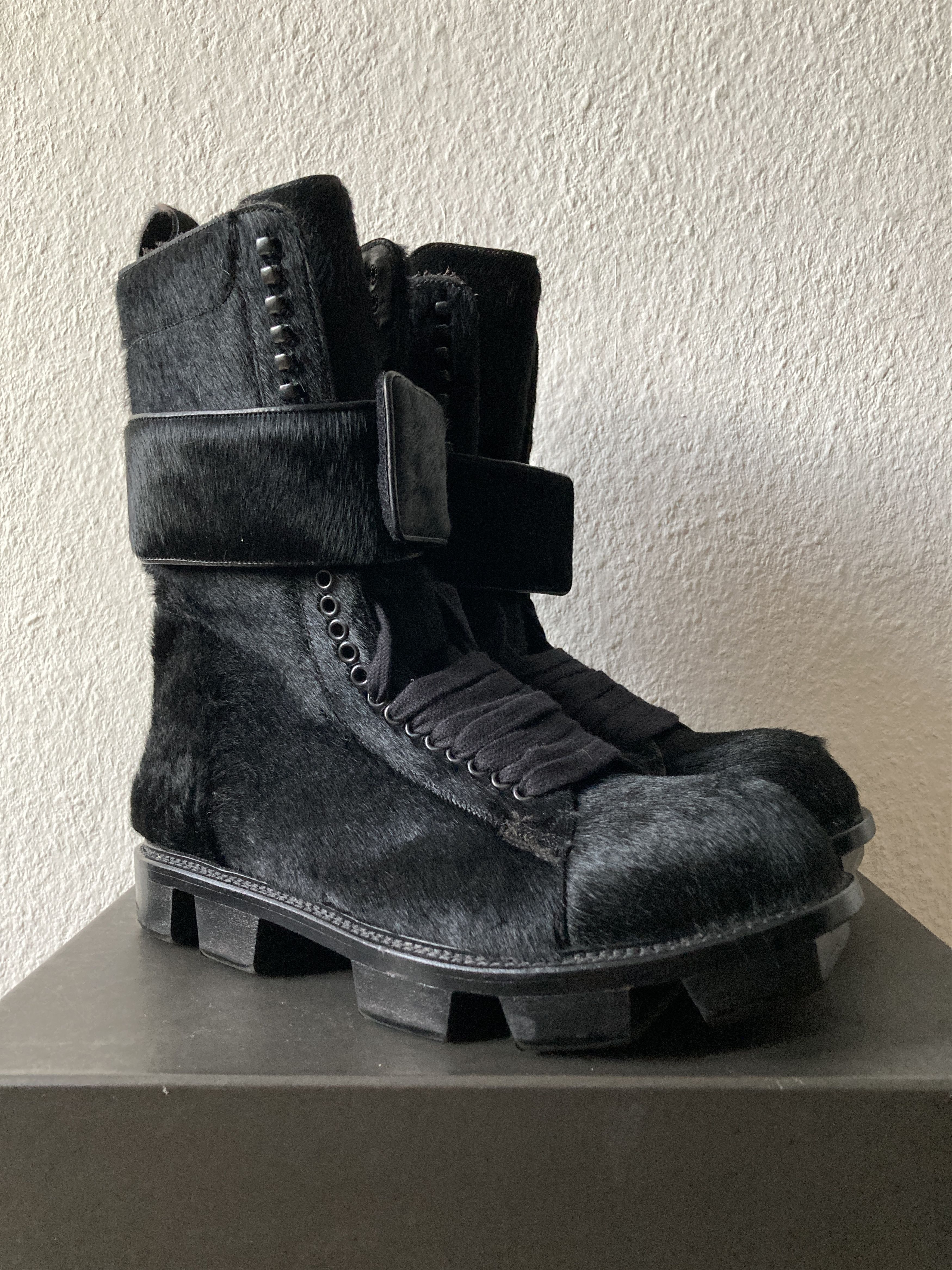 Rick Owens Rick Owen's Plinth Blistered Hiker Boots FW2013 | Grailed