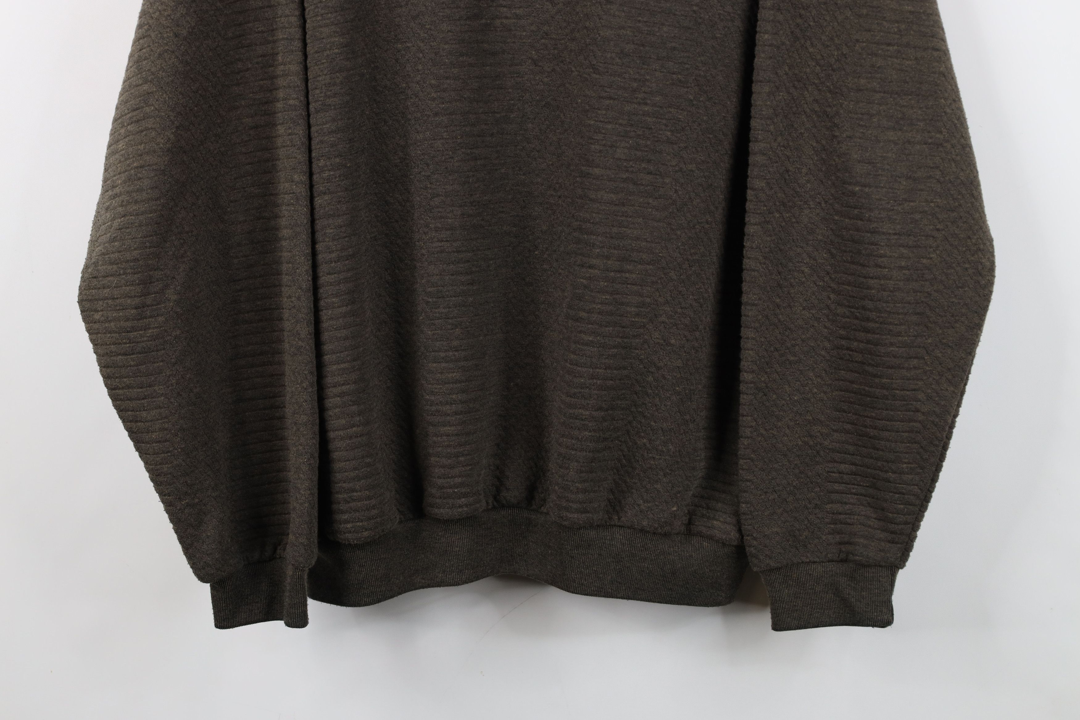 Vintage Vintage 90s Streetwear Textured Knit Collared Pullover Polo Size US L / EU 52-54 / 3 - 3 Thumbnail