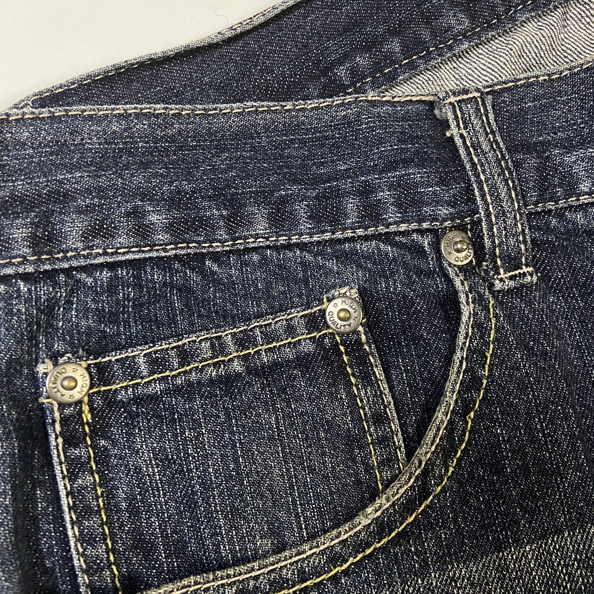 Japanese Brand JORTS 🔥 Nylaus Y2K Style Denim Short Pants Size US 30 / EU 46 - 4 Thumbnail