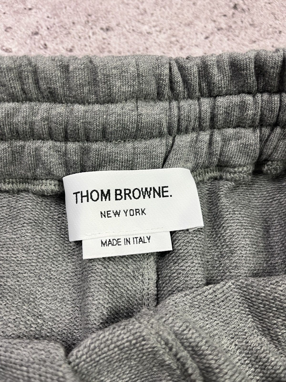 Thom Browne Thom Browne Grey Sweat 🇮🇹 Tricolor Stripe Lounge Size US 30 / EU 46 - 7 Thumbnail