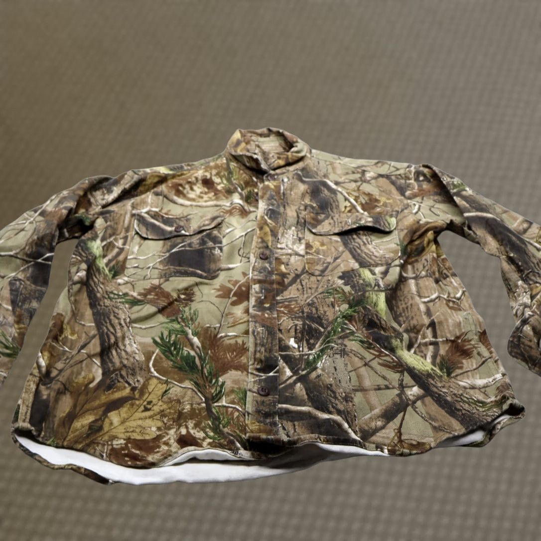 Vintage VINTAGE Cabela's Shirt Mens Large Camo Button Down Long Sleeve Flannel Hunting Outdoor Size US L / EU 52-54 / 3 - 1 Thumbnail