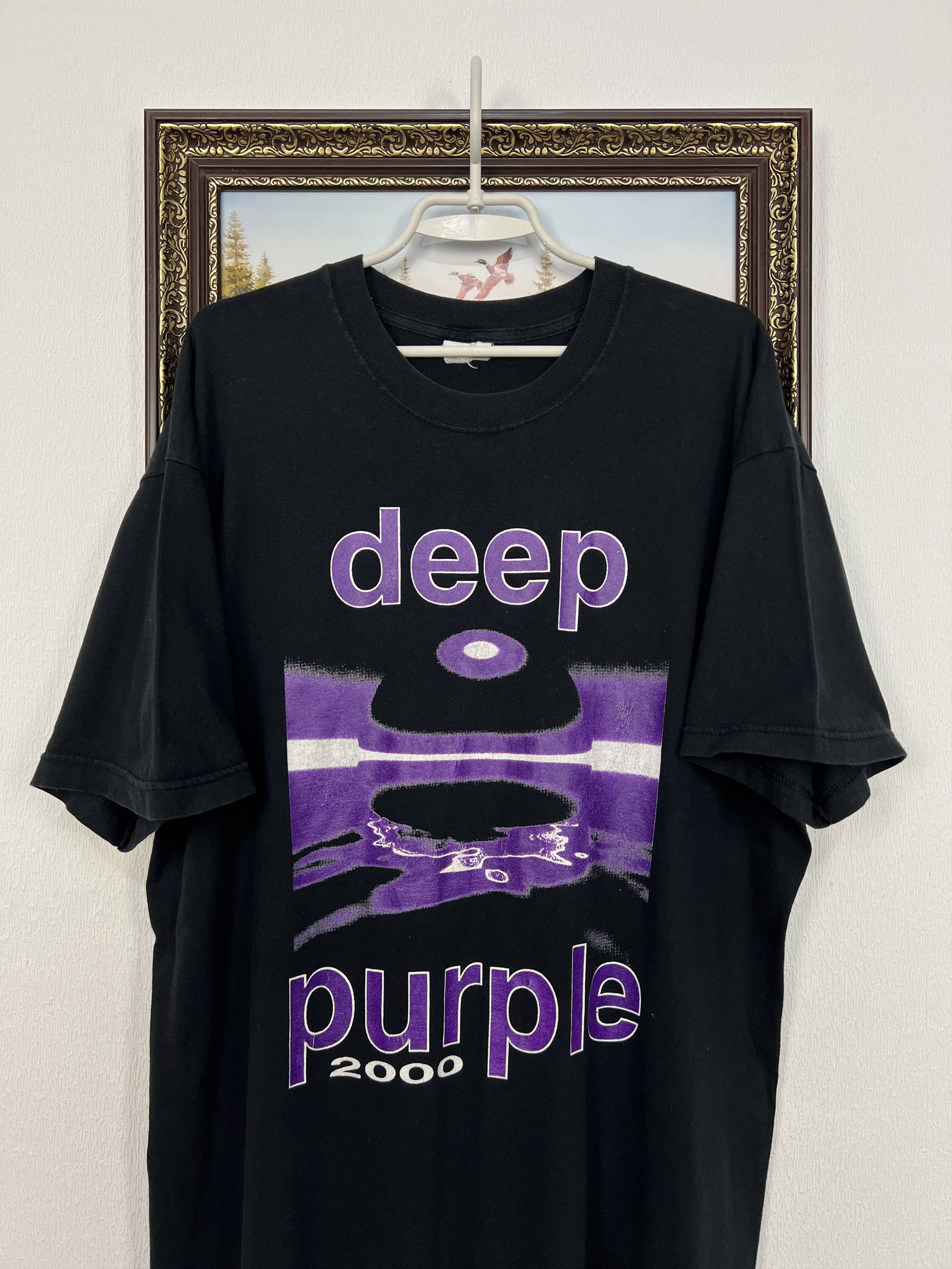 Vintage Vintage 90's Deep Purple Europe Tour Band Tee Over Print Size US XL / EU 56 / 4 - 2 Thumbnail