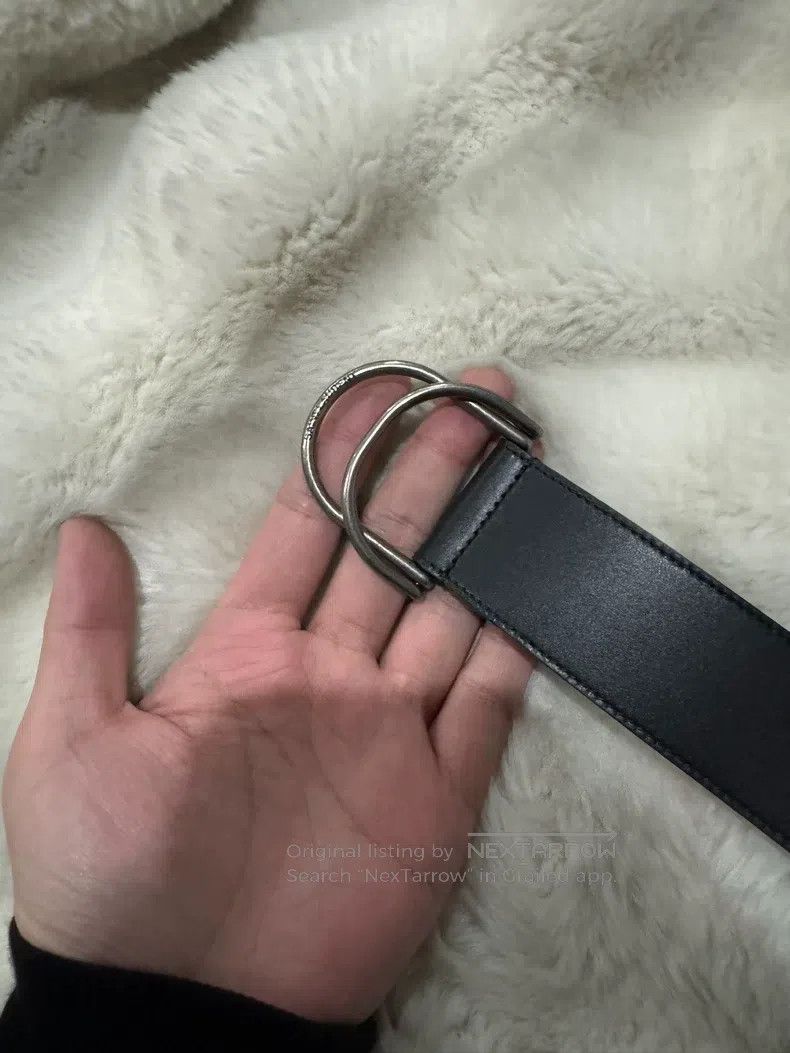 Saint Laurent Paris Saint Laurent Paris size 90 Double Ring Leather Belt Size ONE SIZE - 3 Thumbnail