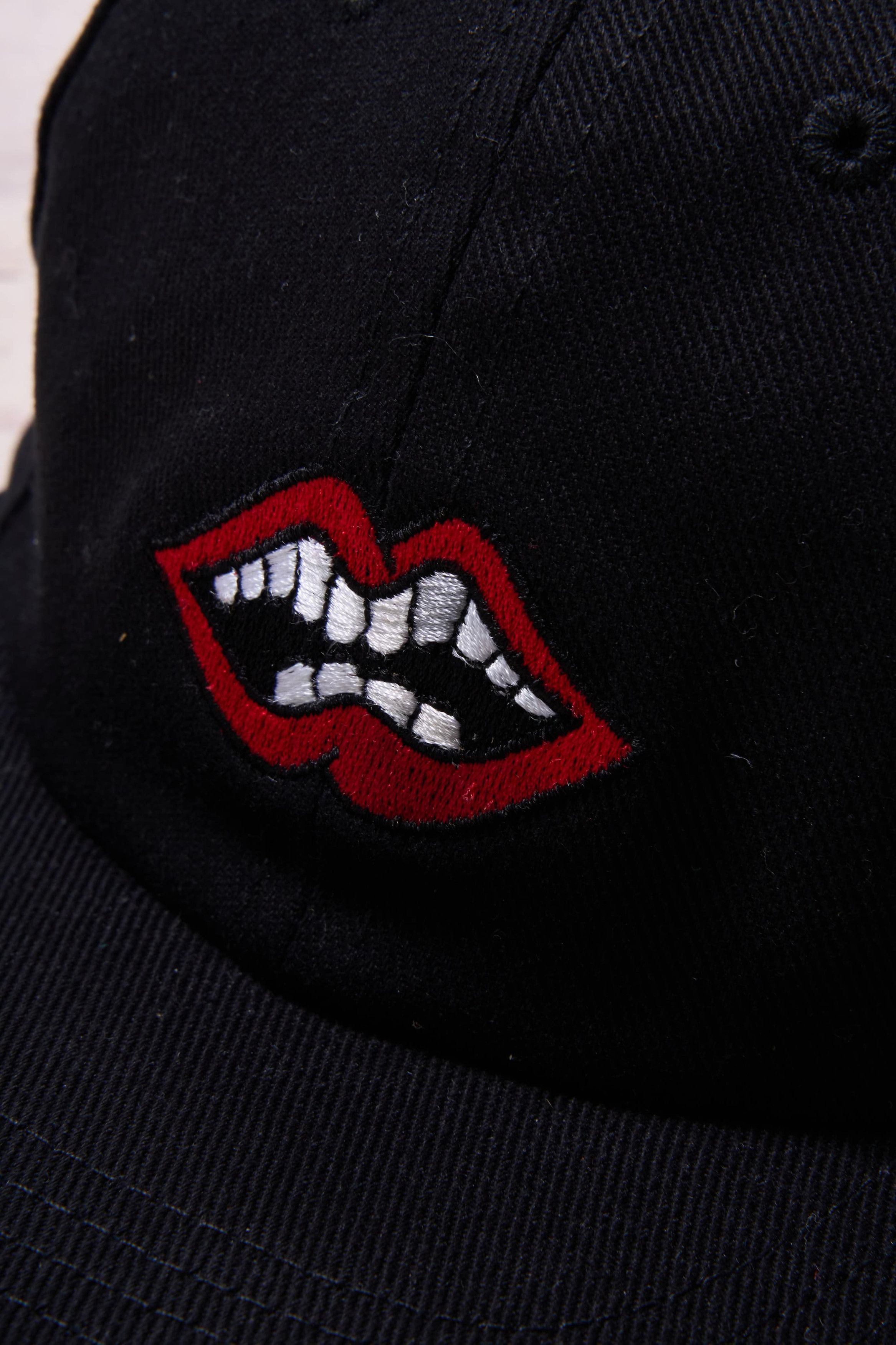 Chrome Hearts Chrome Hearts Matty Boy leather chomper lips trucker hat Size ONE SIZE - 9 Thumbnail