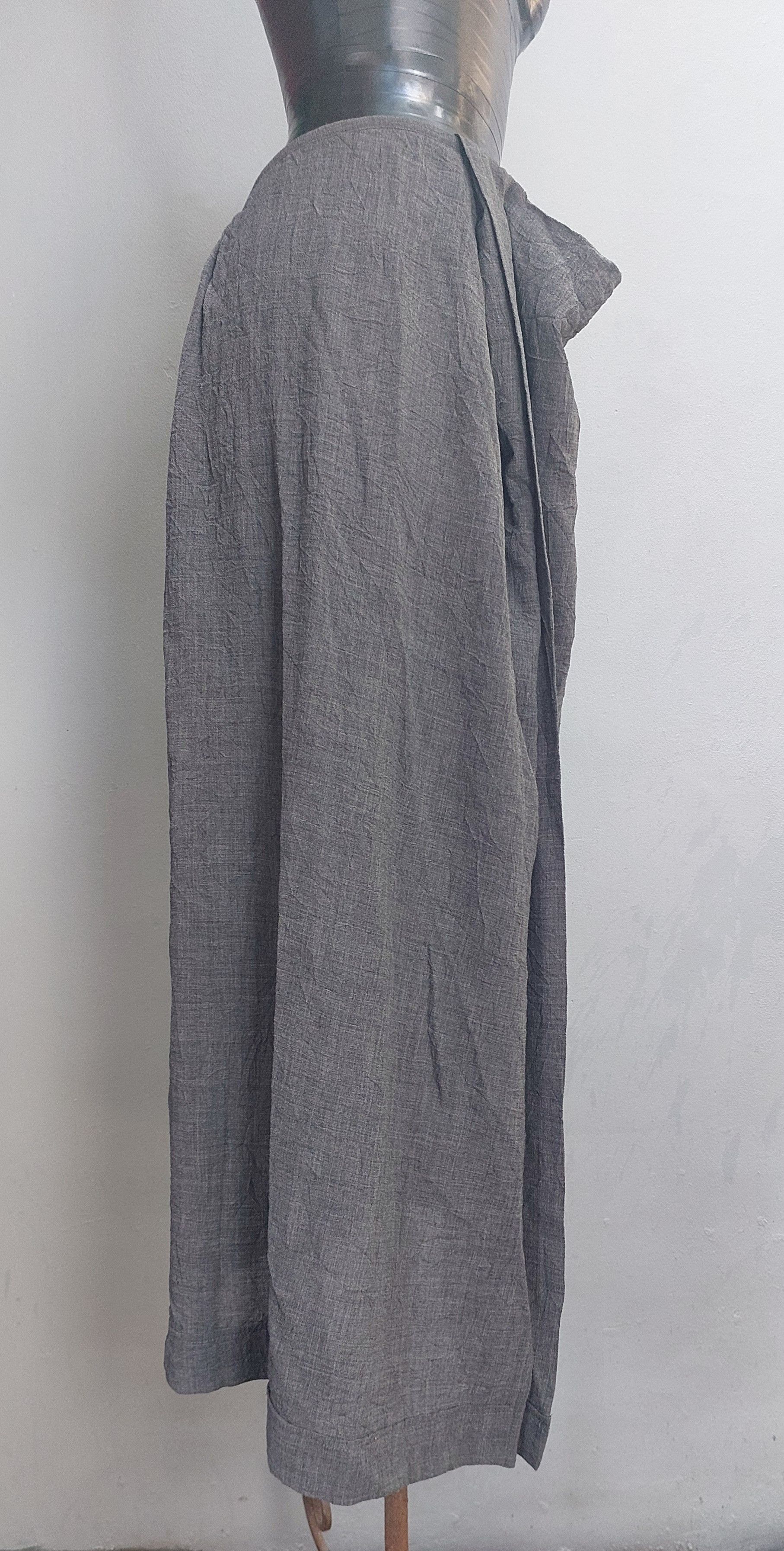 Y's × Yohji Yamamoto BNWT Y's x Yohji Yamamoto Tube Draped Skirt with Pin Size 28" / US 6 / IT 42 - 17 Thumbnail