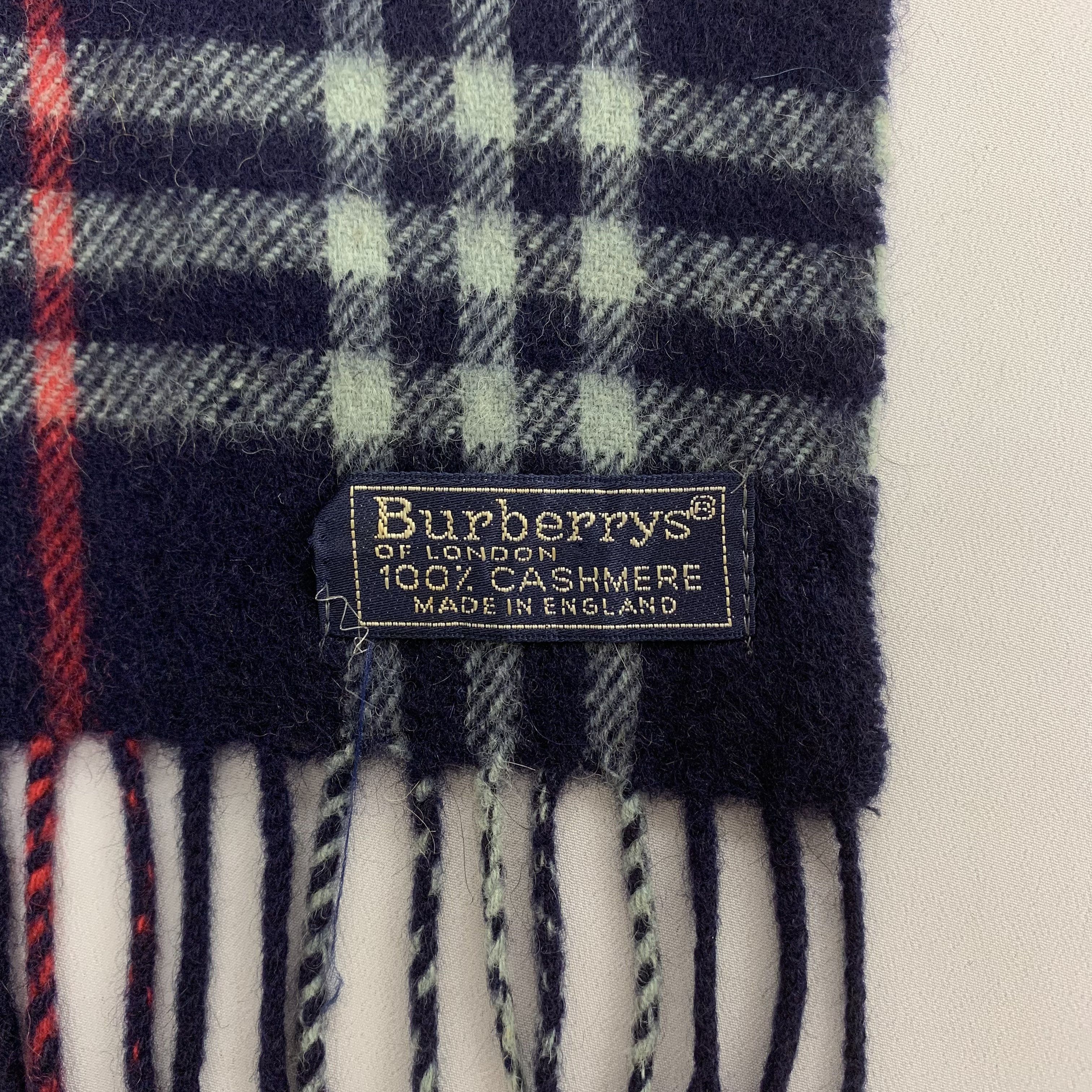 Burberry Burberrys Scarf Cashmere Muffler Neck Wrap BL1007 Size ONE SIZE - 5 Thumbnail