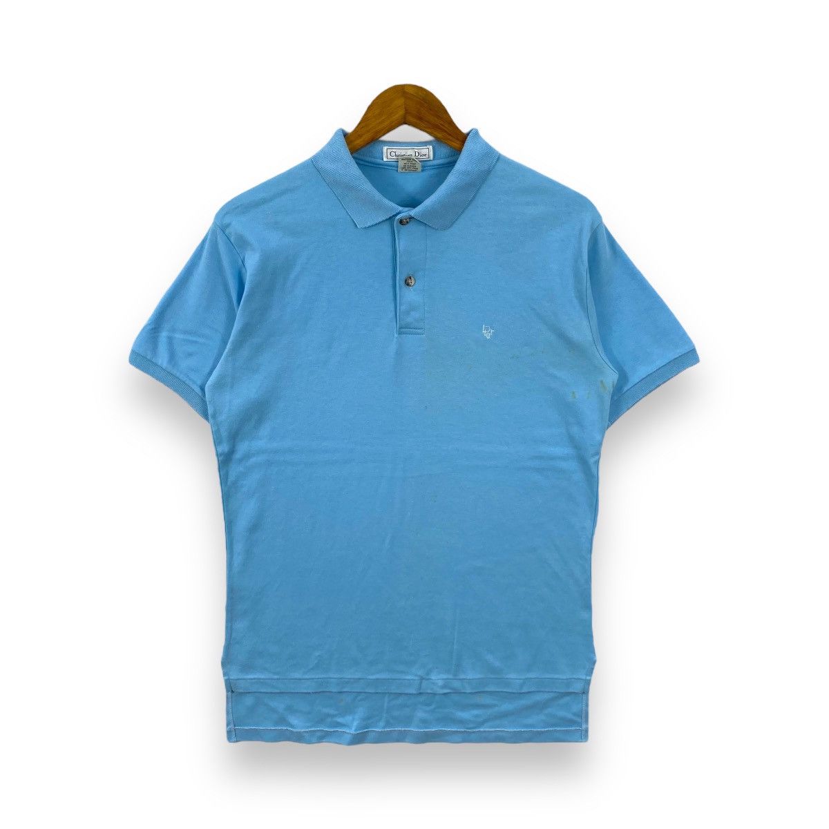 Blue Polo Polos Christian Dior Vintage 90's CHRISTIAN DIOR Small