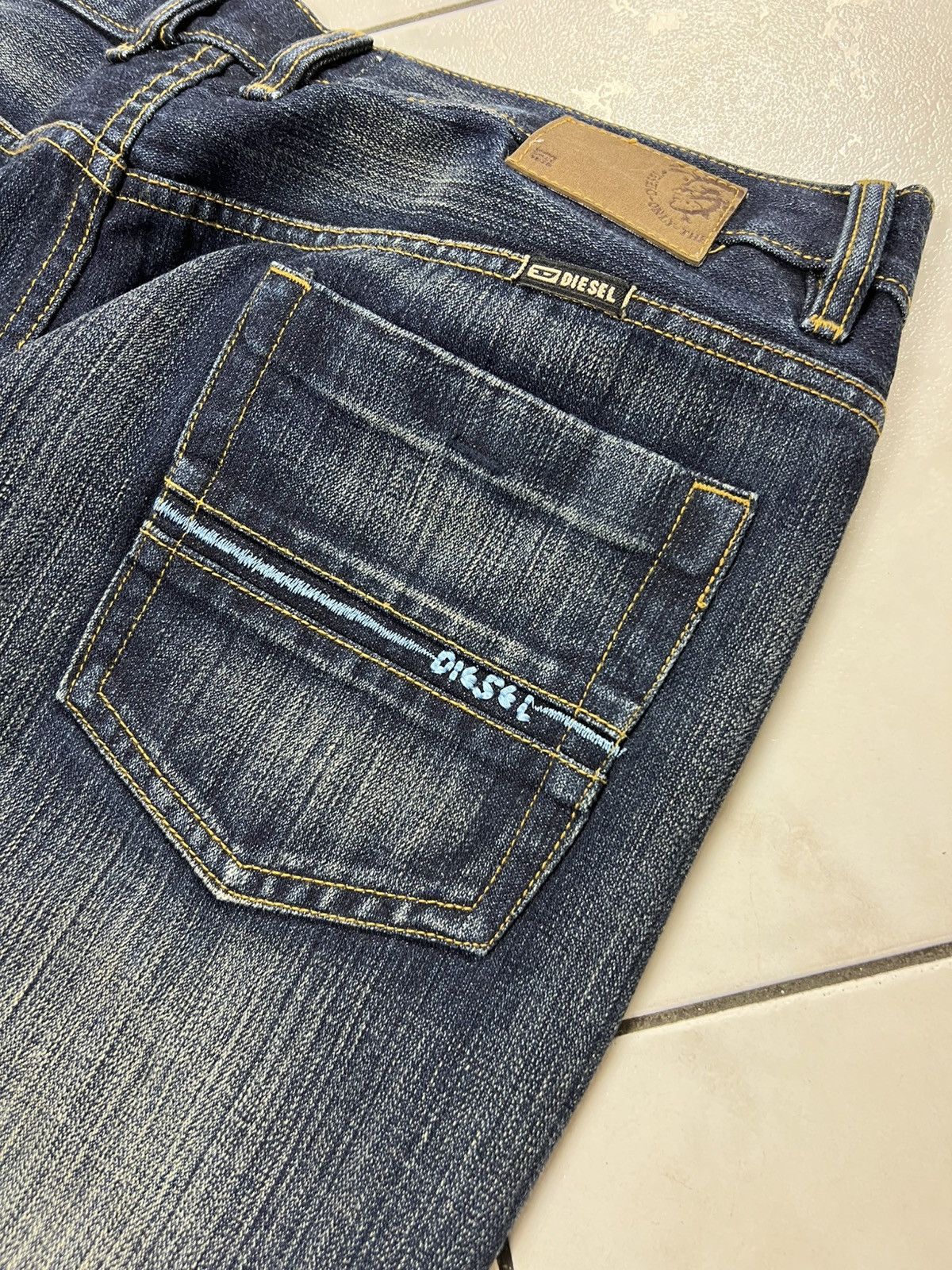 Diesel Vintage Diesel Roody raw navy distressed denim y2k jeans Size US 38 / EU 54 - 18 Thumbnail