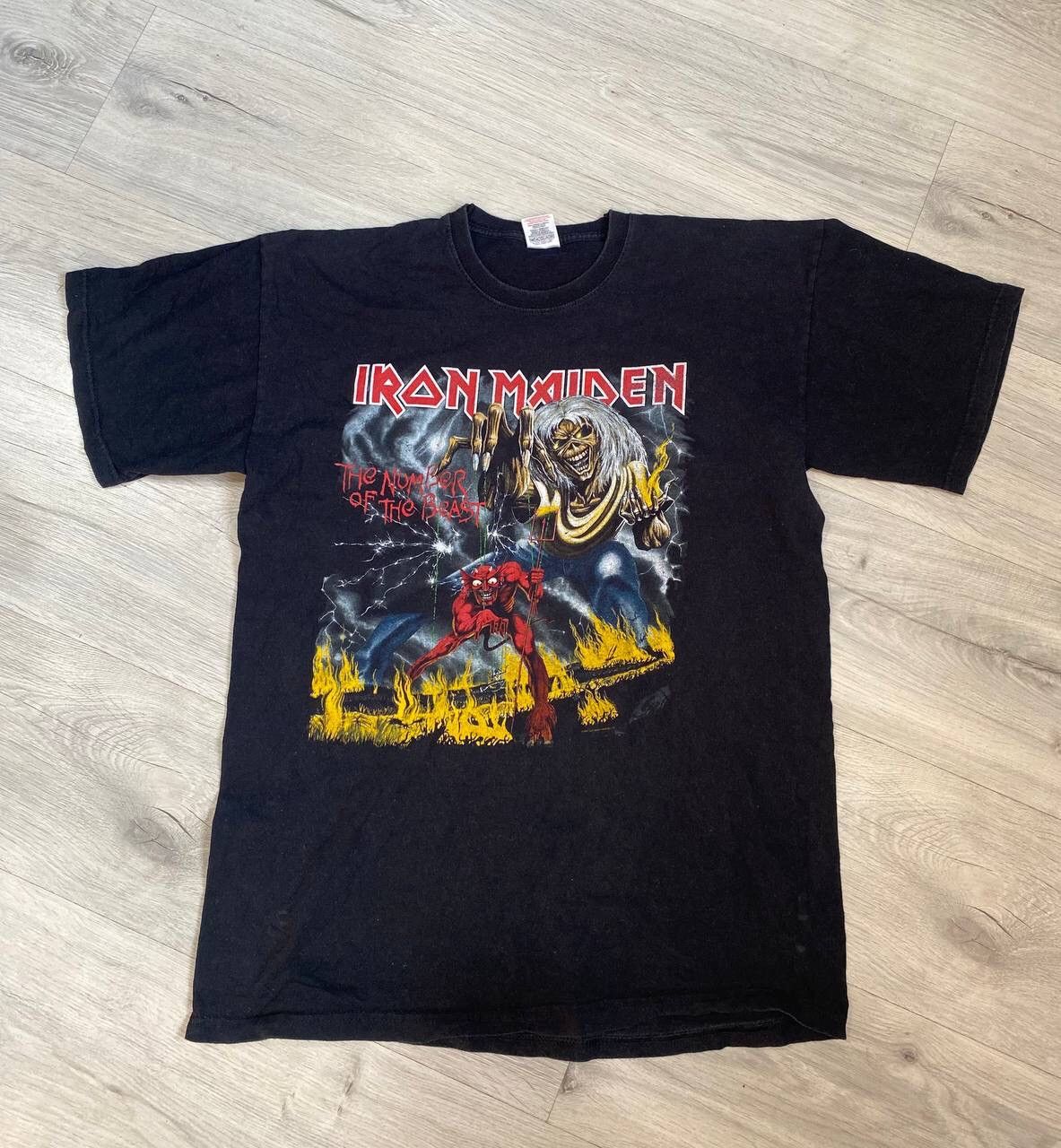 2007 Iron Maiden t-shirt the number of the beast