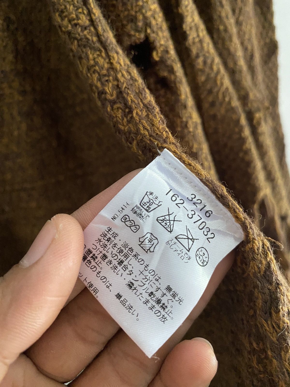 If Six Was Nine × Japanese Brand × Le Grande Bleu (L.G.B.) Ozoc distressed kimono knit ifsixwasnine style Size US M / EU 48-50 / 2 - 8 Thumbnail