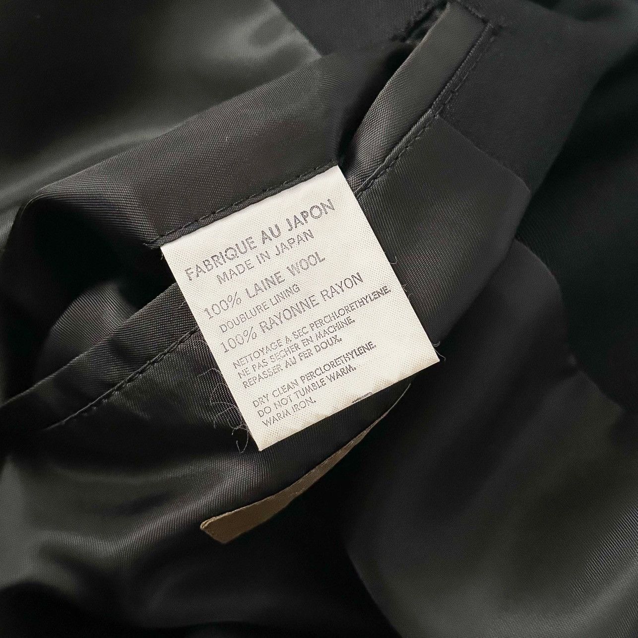 Yohji Yamamoto 90’s Stitch Wool Coat Size US L / EU 52-54 / 3 - 5 Thumbnail