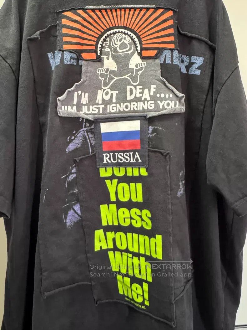 Vetements VETEMENTS Anti-War Patchwork Short Sleeve Size US S / EU 44-46 / 1 - 2 Thumbnail