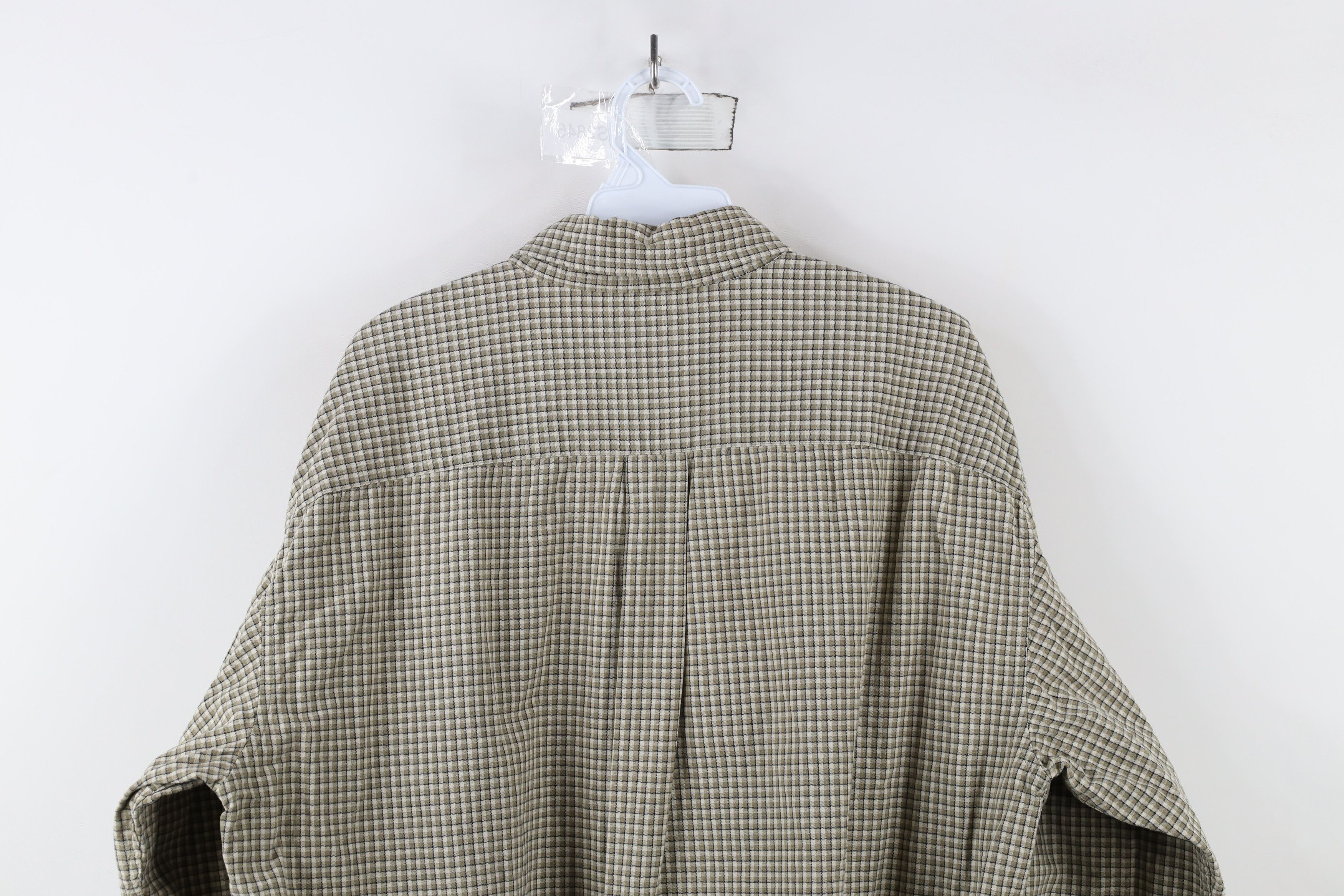 J.Crew × Vintage Vintage 90s J Crew Collared Button Down Shirt Plaid Cotton Size US L / EU 52-54 / 3 - 9 Thumbnail