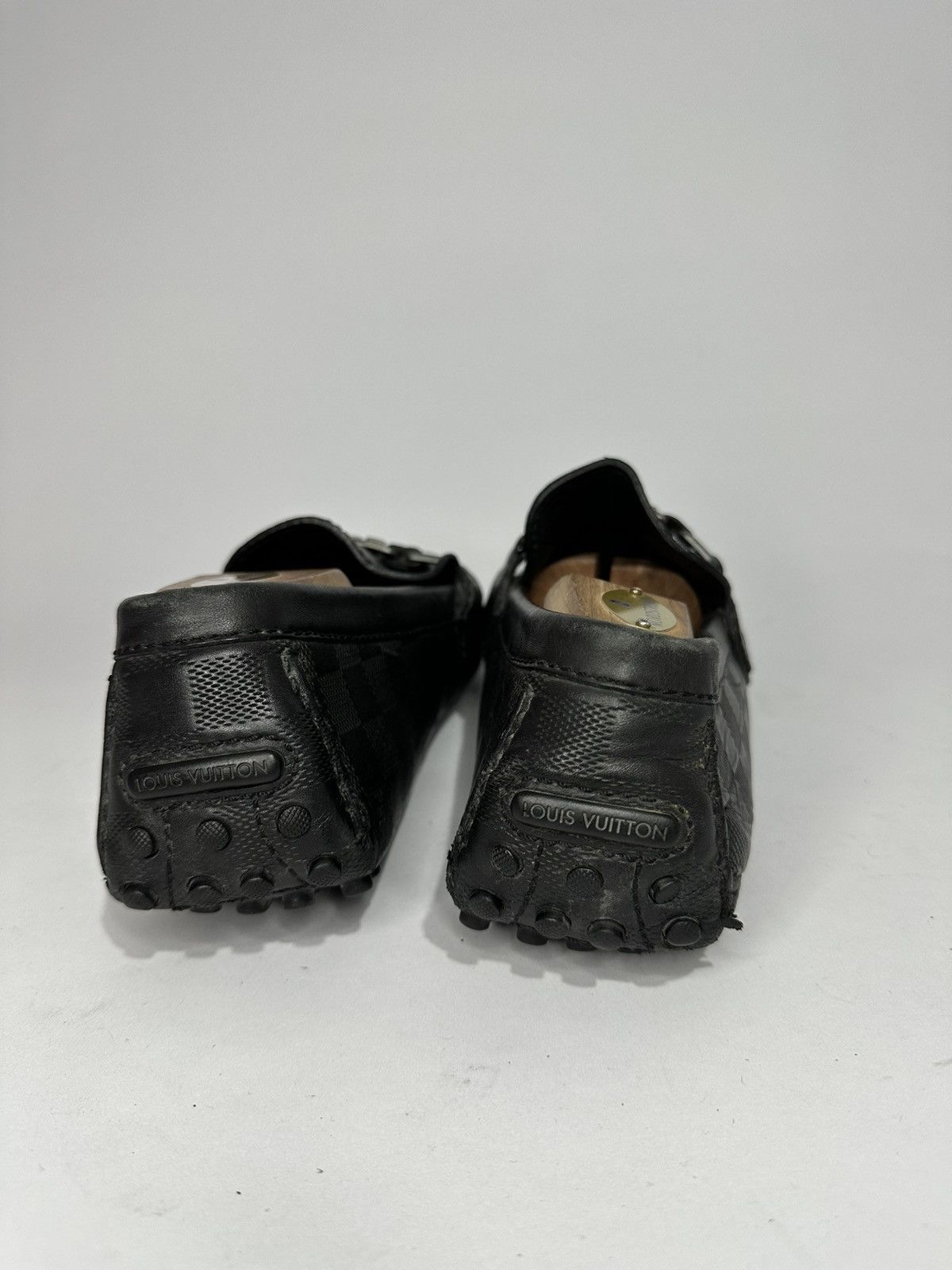 Louis Vuitton Louis Vuitton Montecarlo Damier Lv Logo Horsebit Loafers. Size US 8 / EU 41 - 4 Thumbnail