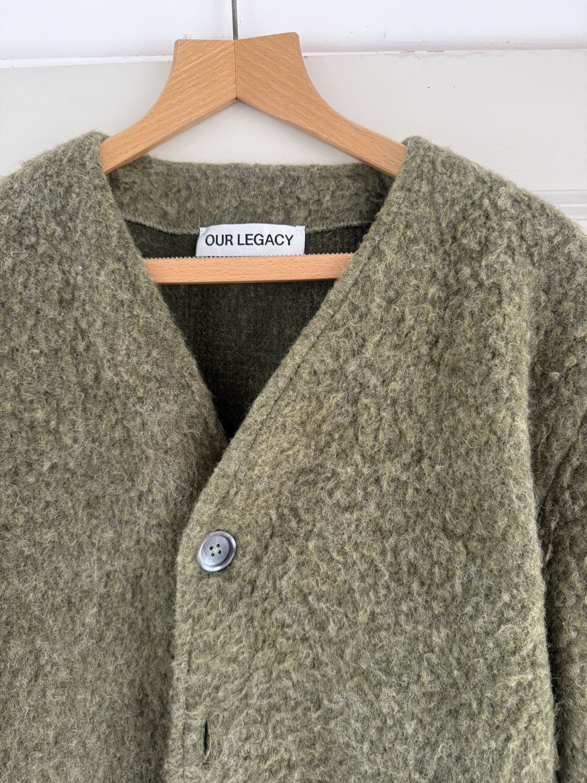 Our Legacy Our Legacy Brushed Tumble Wool Cardigan Size US S / EU 44-46 / 1 - 2 Thumbnail