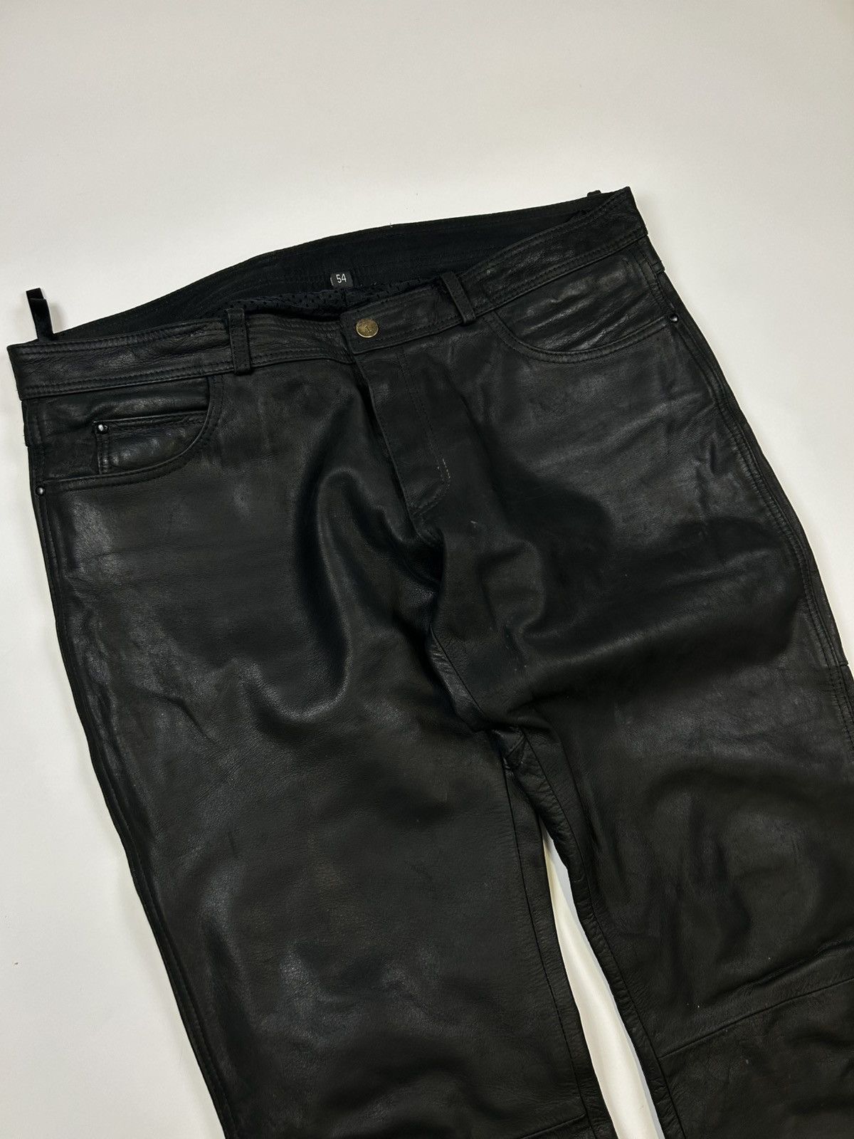 Japanese Brand × Vintage Vintage Real leather biker pants Size US 36 / EU 52 - 7 Thumbnail